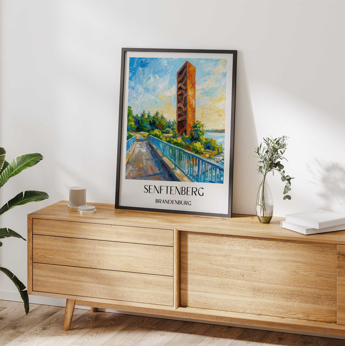 senftenberg-brandenburg-deutschland-poster-oil-painting-oelgemaelde