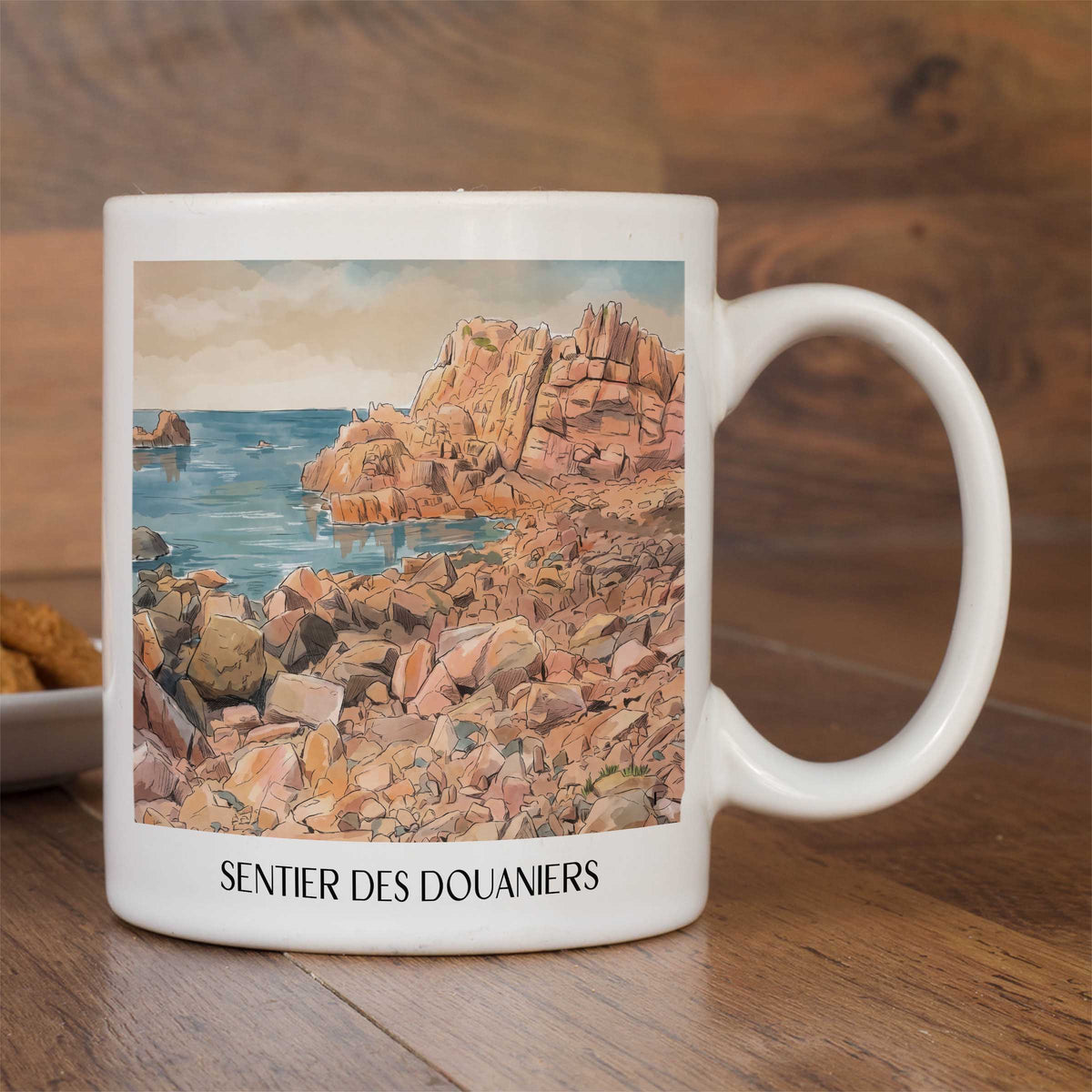 sentier-des-douaniers-perros-guirec-frankreich-kaffeebecher-aquarell
