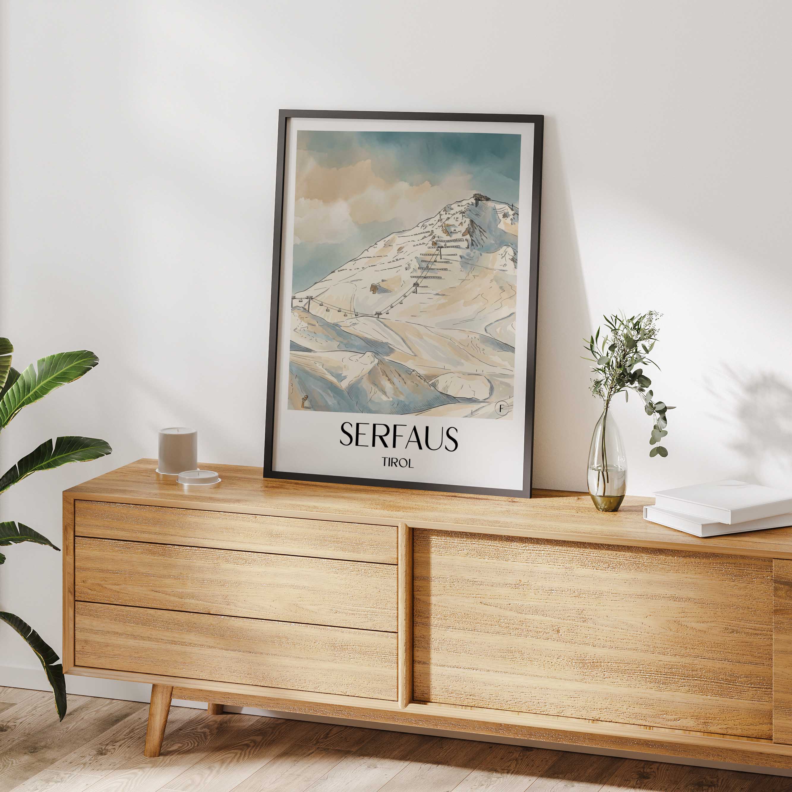 serfaus-tirol-österreich-poster-aquarell