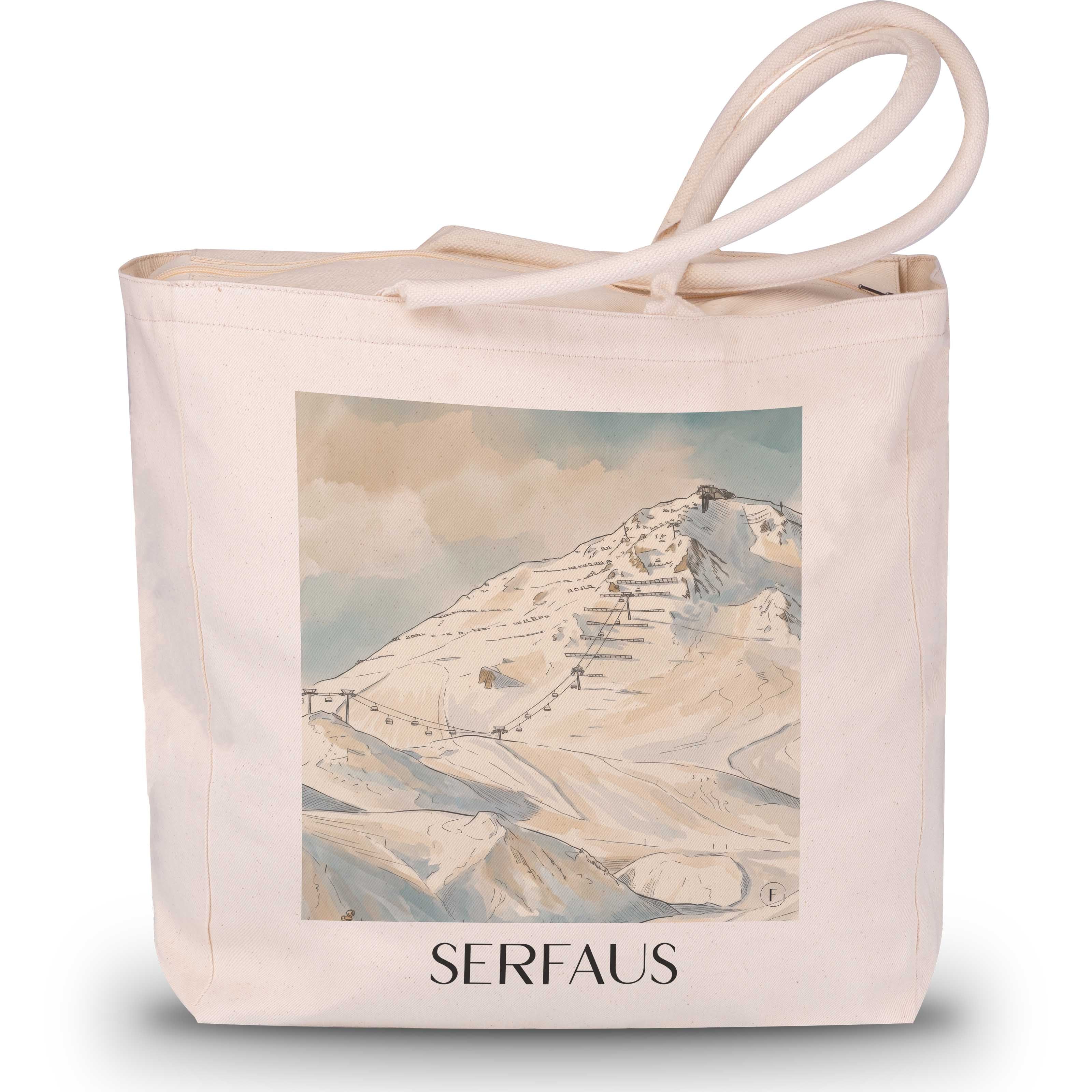 serfaus-tirol-österreich-einkaufstasche-aquarell