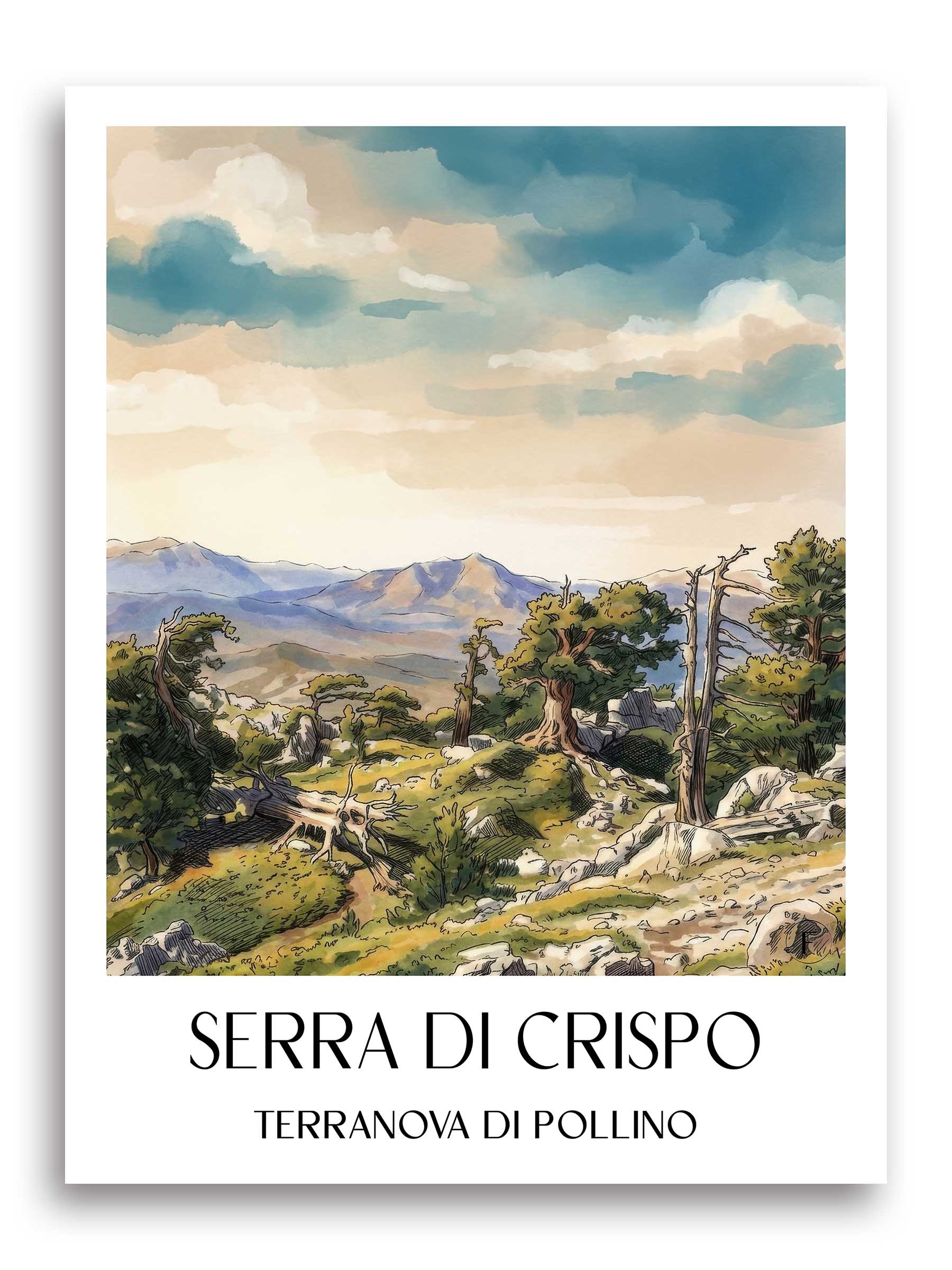serra-di-crispo-terranova-di-pollino-italien-poster-aquarell