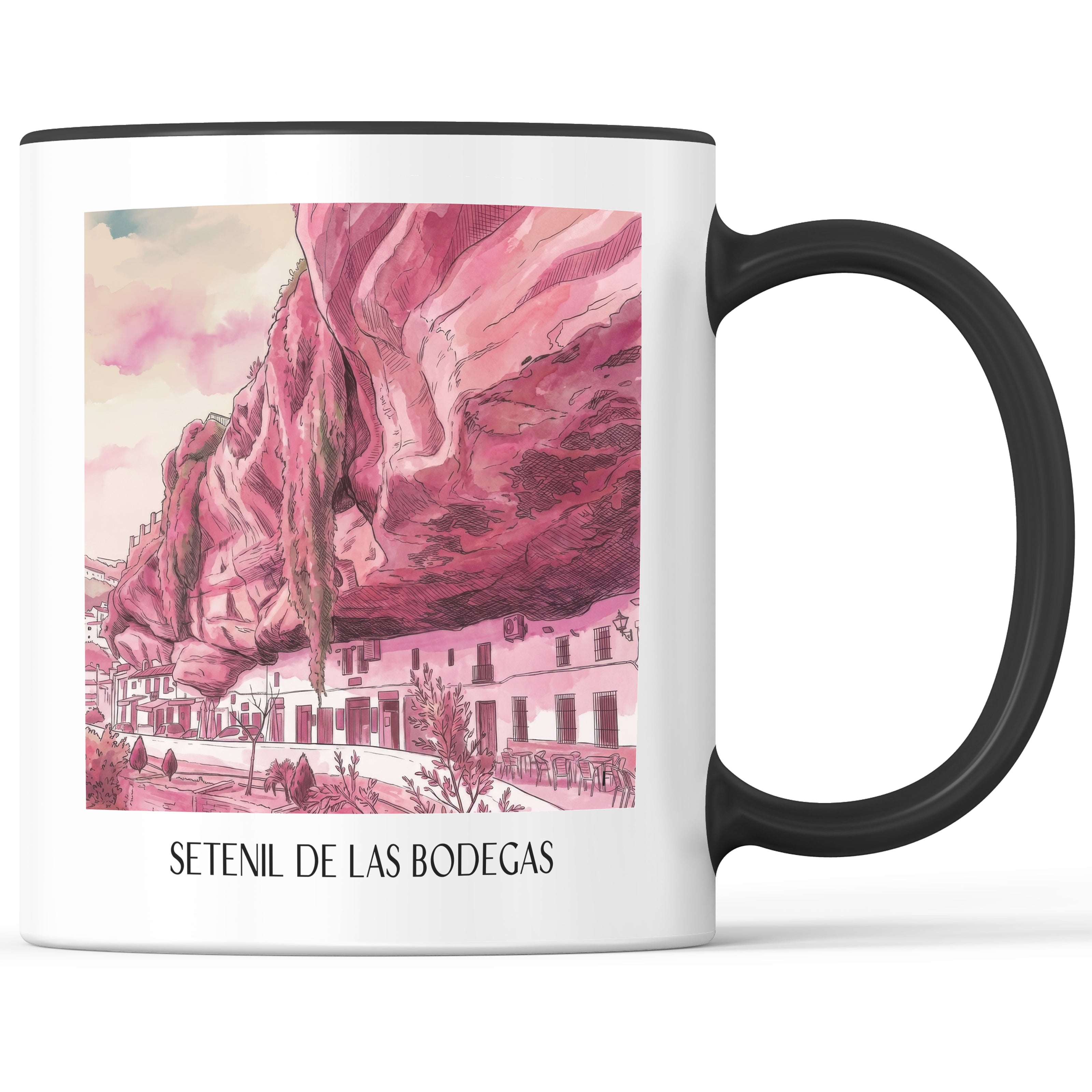 setenil-de-las-bodegas-spanien-spanien-kaffeebecher-aquarell-pink-rosa