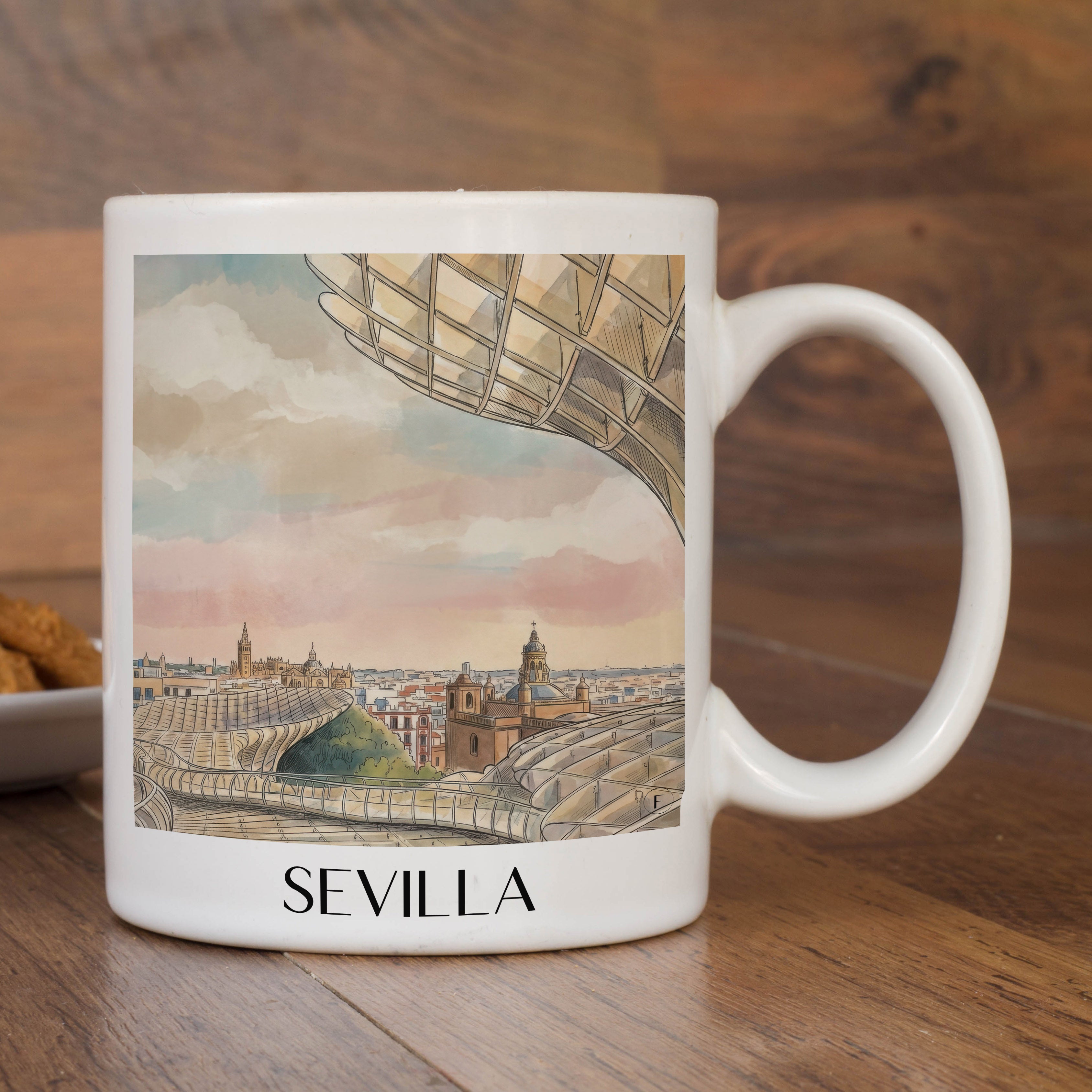 sevilla-spanien-spanien-kaffeebecher-aquarell