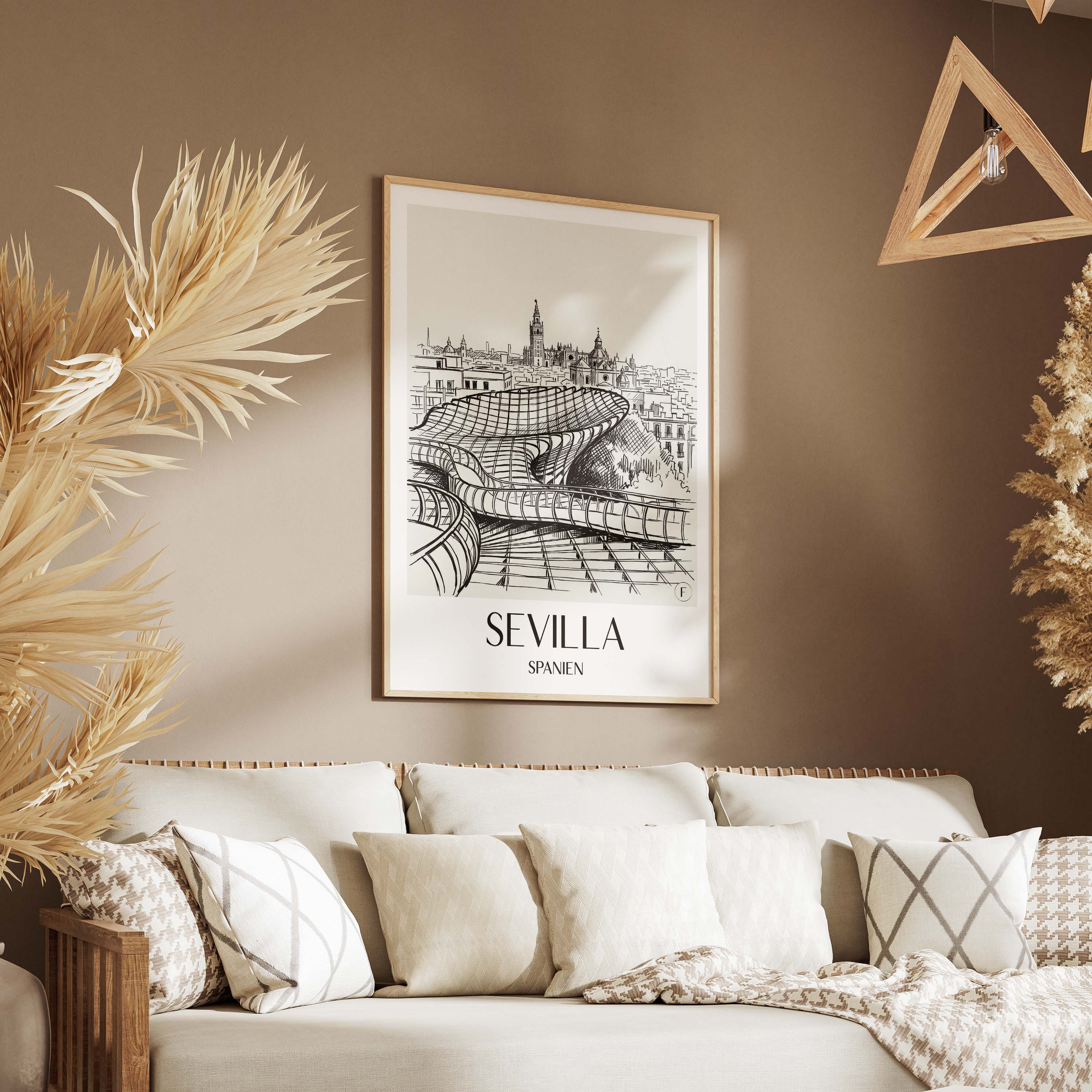 sevilla-spanien-spanien-poster-skizze
