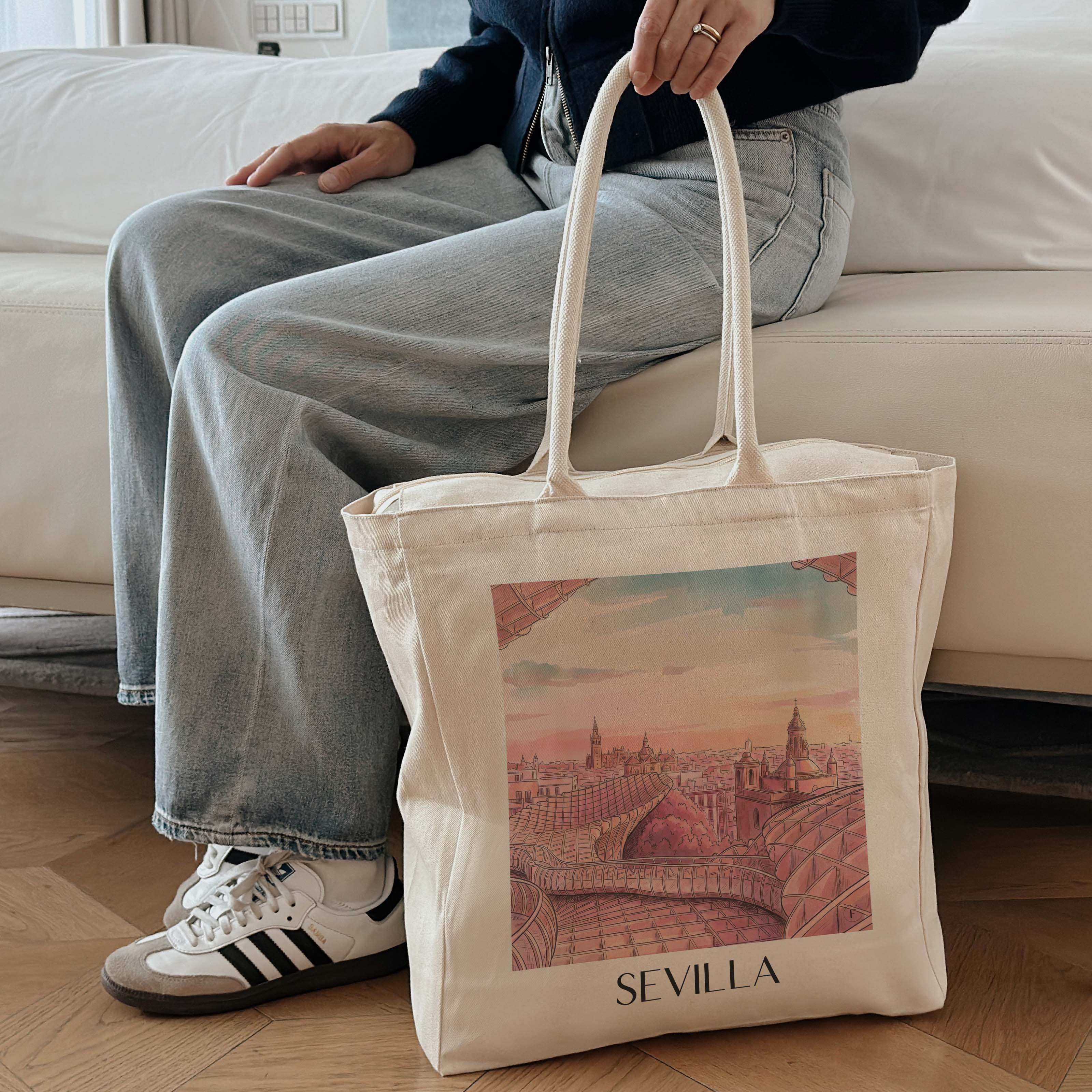 sevilla-spanien-spanien-einkaufstasche-aquarell-pink-rosa