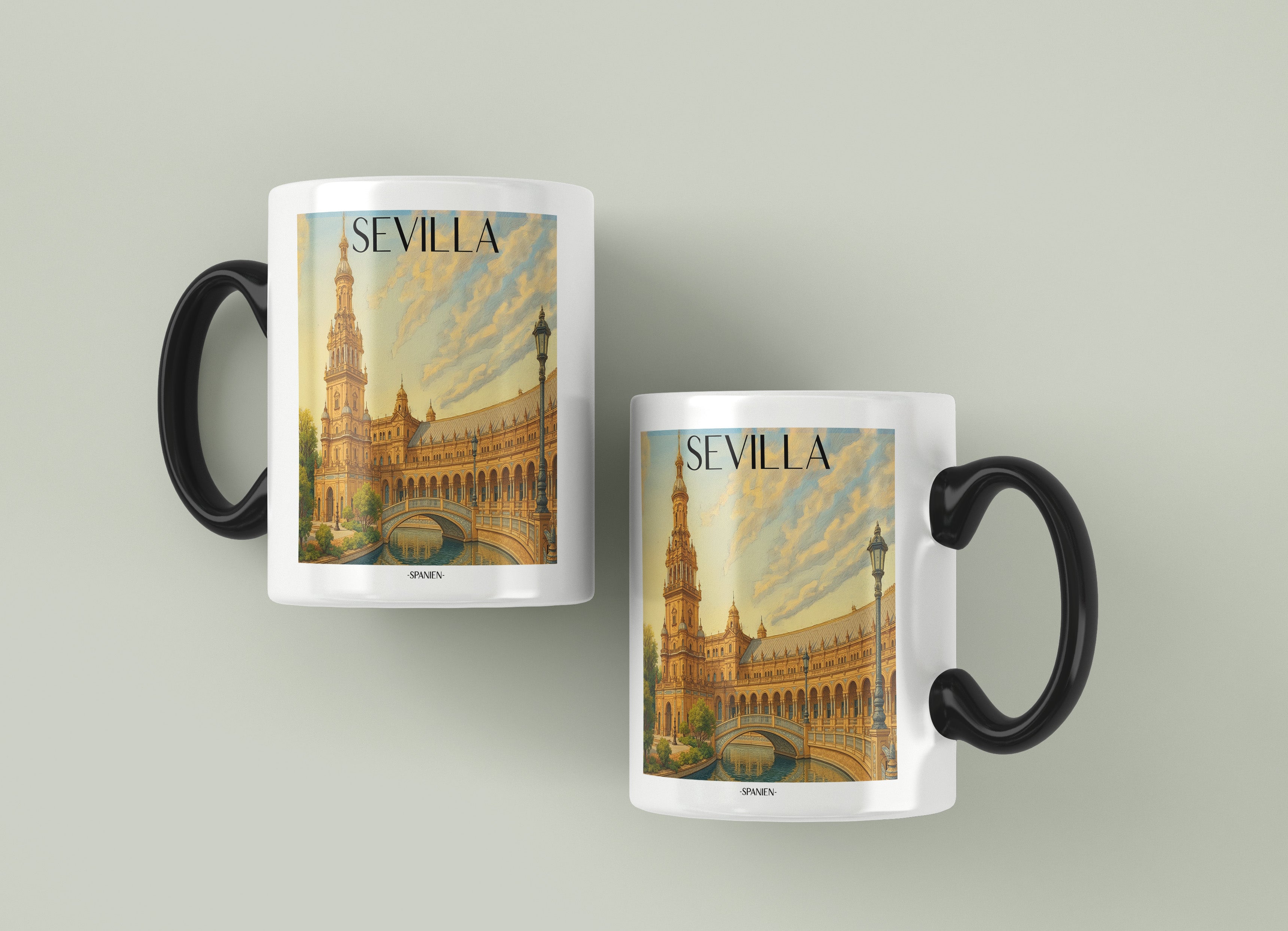 sevilla-spanien-einkaufstasche-aquarell