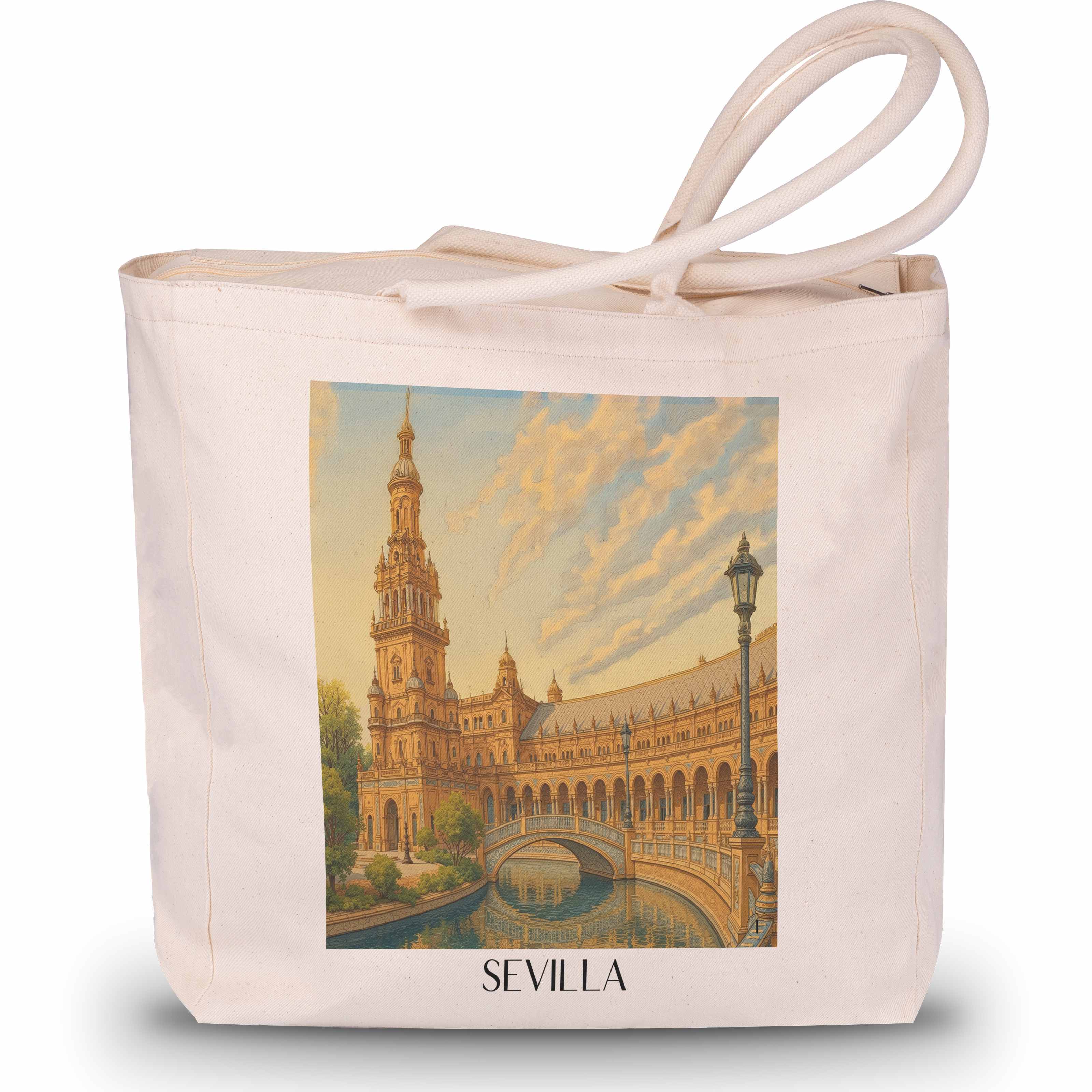 sevilla-spanien-einkaufstasche-aquarell