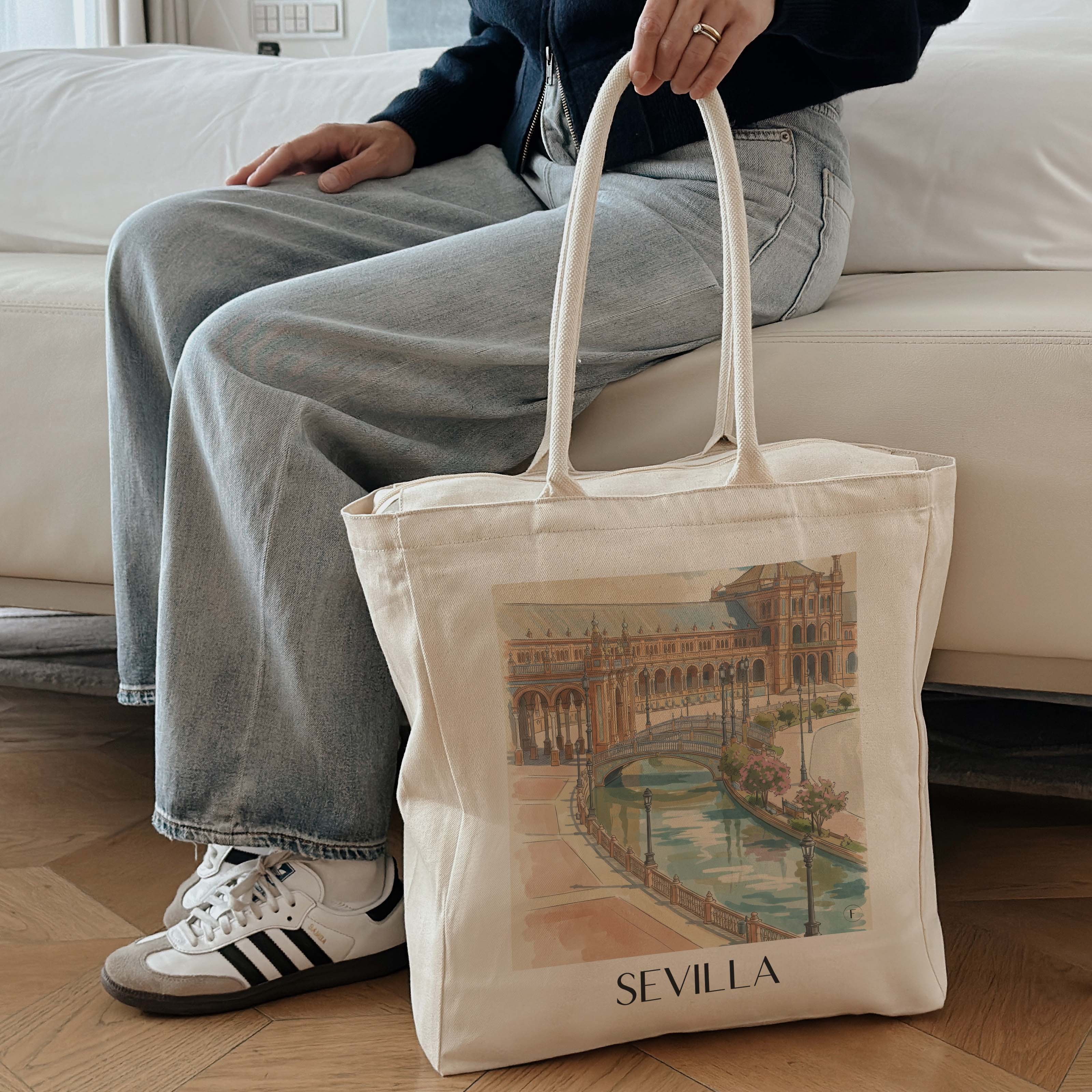 sevilla-spanien-einkaufstasche-aquarell