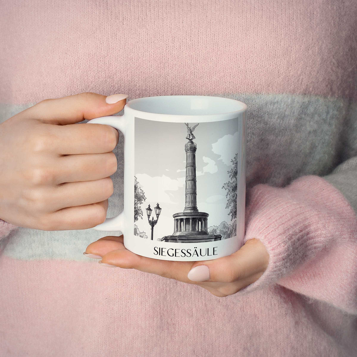 siegessäule-berlin-deutschland-kaffeebecher-aquarell-schwarz-weiss