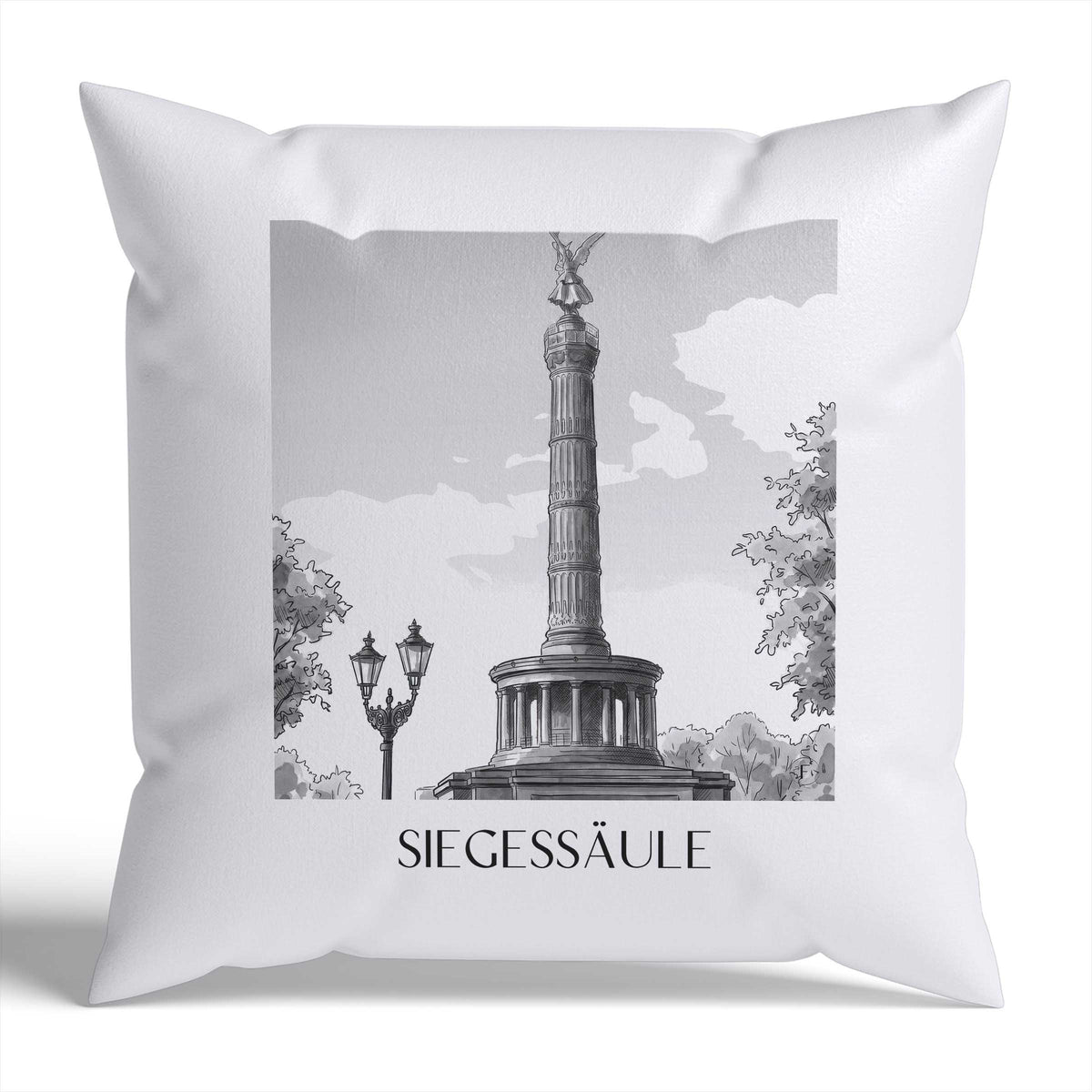 siegessäule-berlin-deutschland-kissenbezug-aquarell-schwarz-weiss
