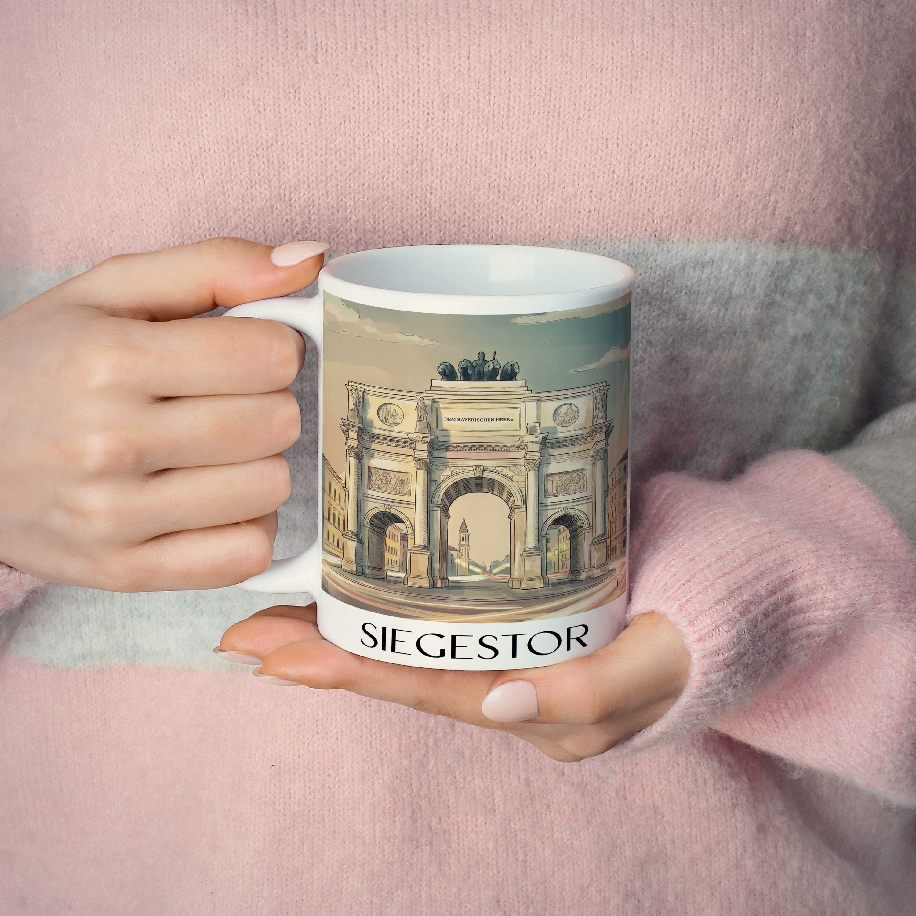 siegestor-münchen-deutschland-kaffeebecher-aquarell