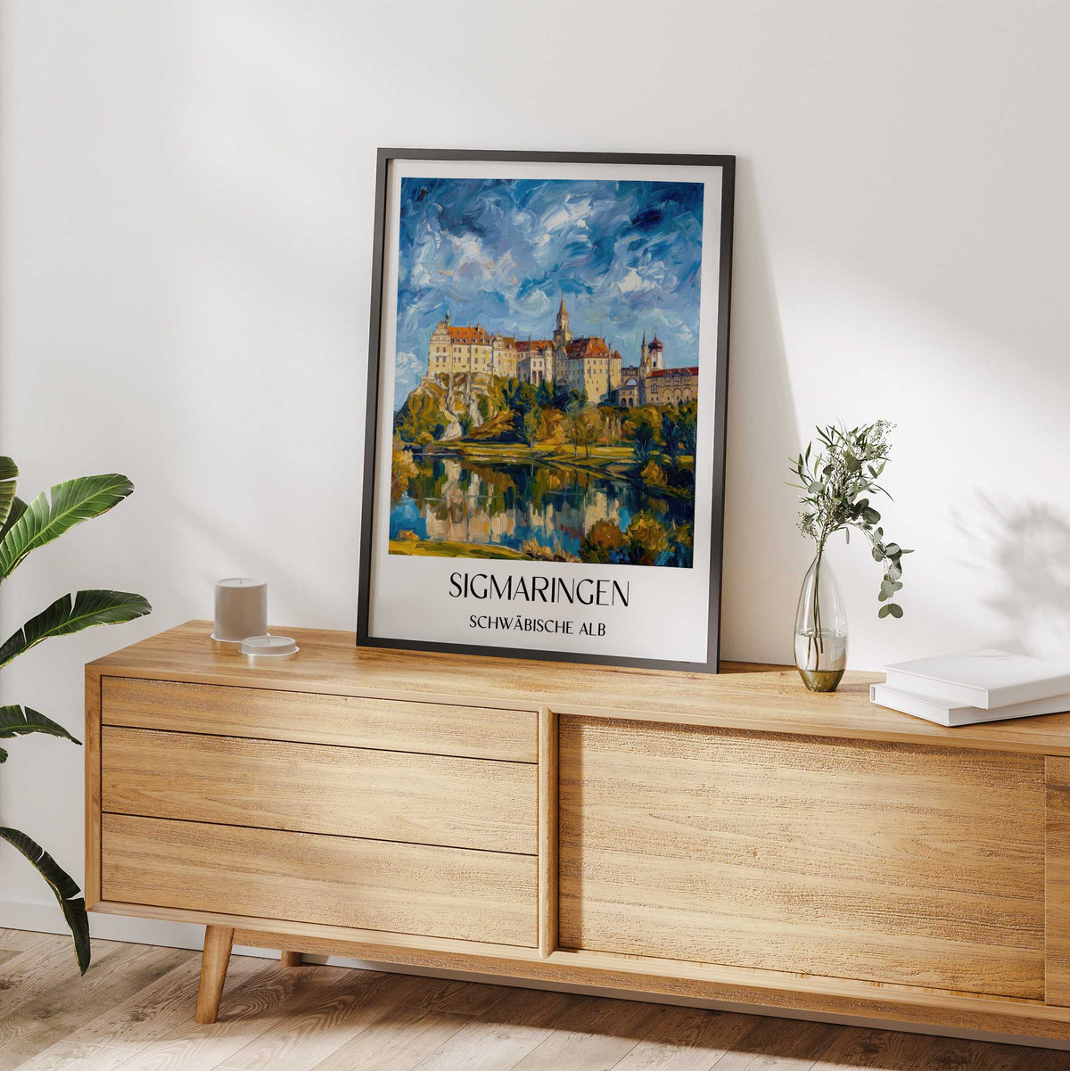 sigmaringen-schwäbische-alb-deutschland-poster-oil-painting-oelgemaelde