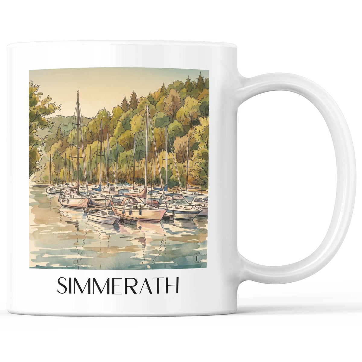 simmerath-eifel-deutschland-kaffeebecher-aquarell