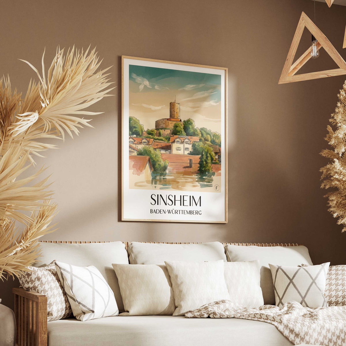 sinsheim-baden-württemberg-deutschland-poster-aquarell