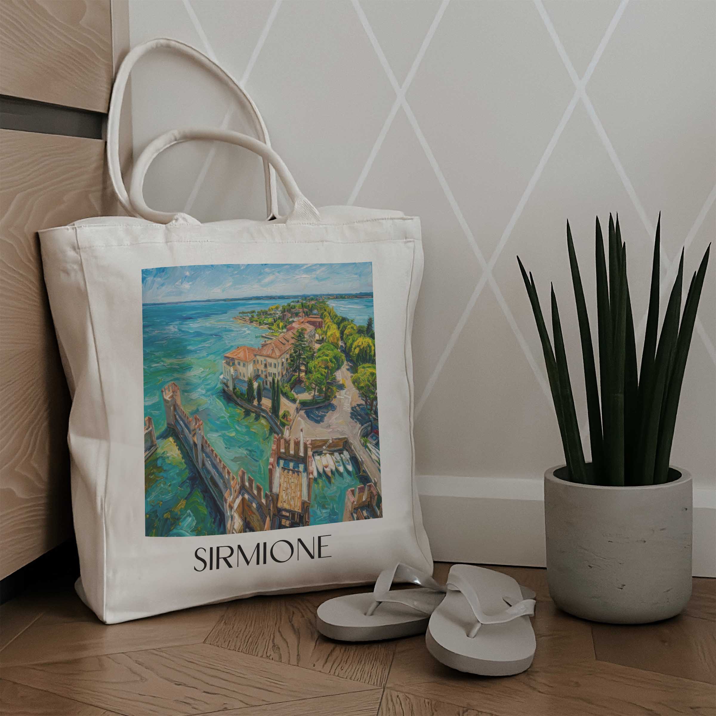 sirmione-gardasee-italien-einkaufstasche-oil-painting-oelgemaelde