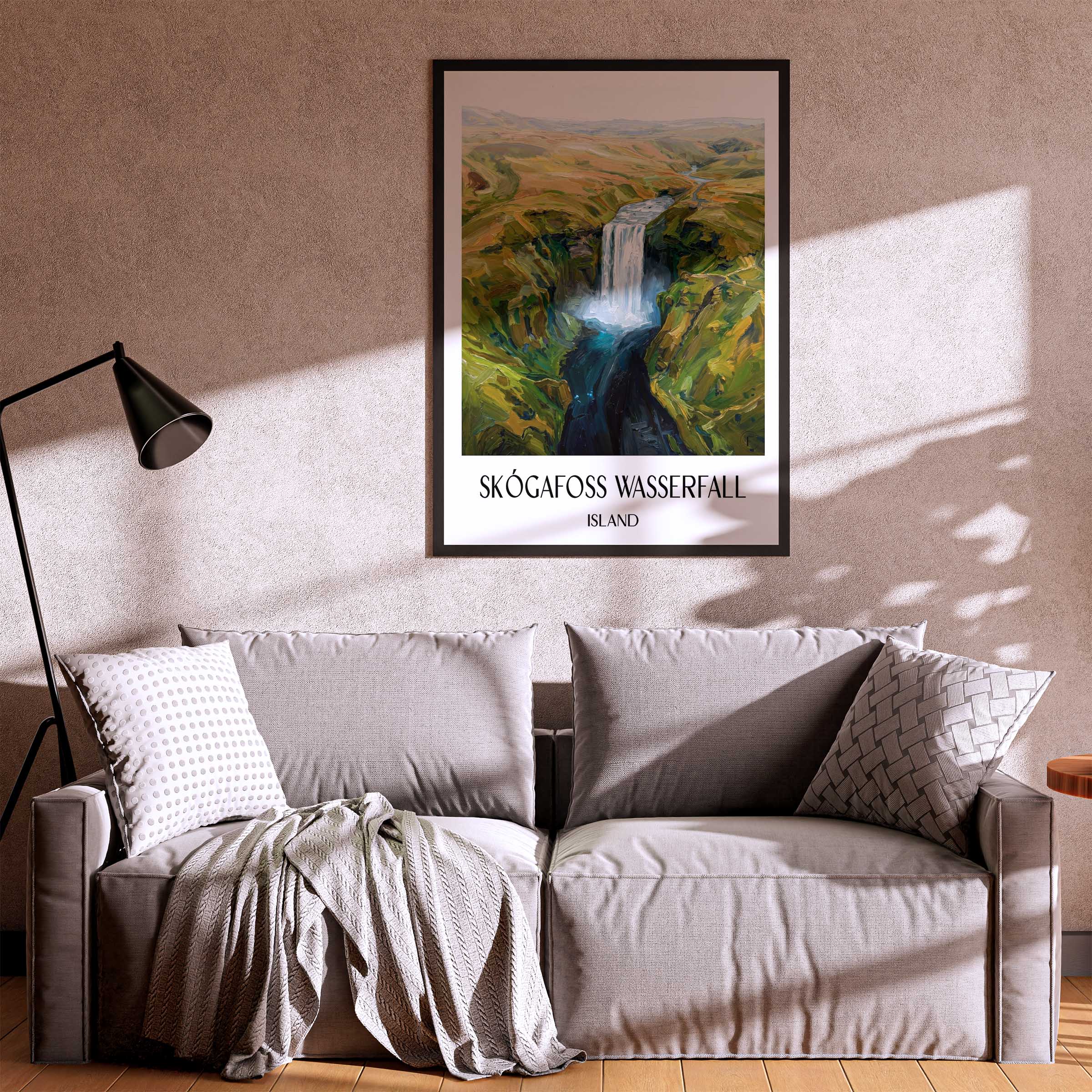 skógafoss-wasserfall-island-island-poster-oil-painting-oelgemaelde