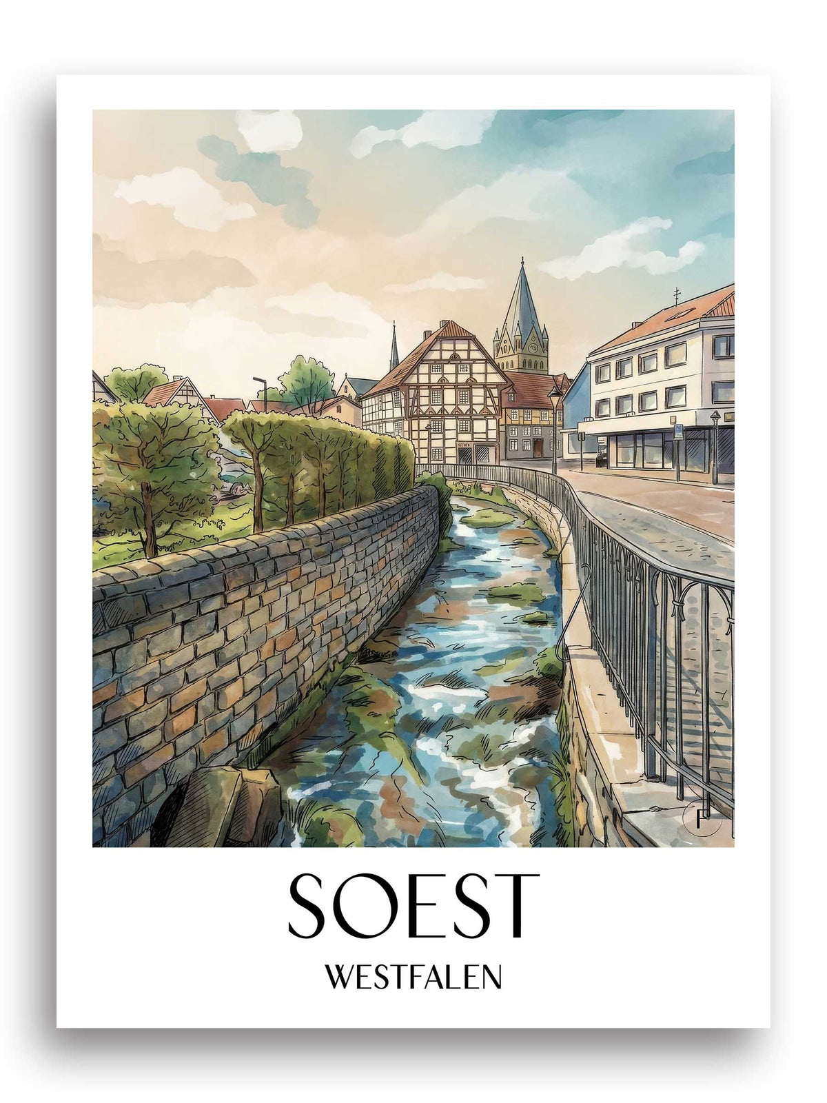 soest-westfalen-deutschland-poster-aquarell