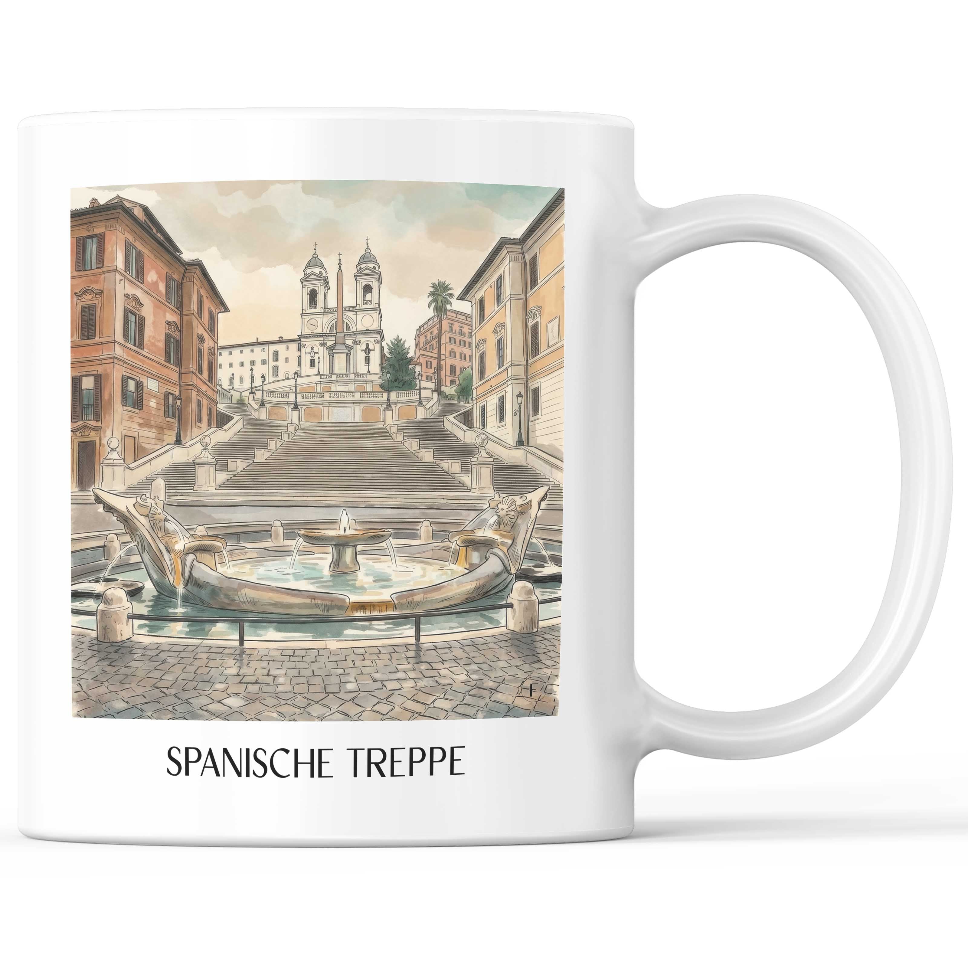 spanische-treppe-rom-italien-kaffeebecher-aquarell