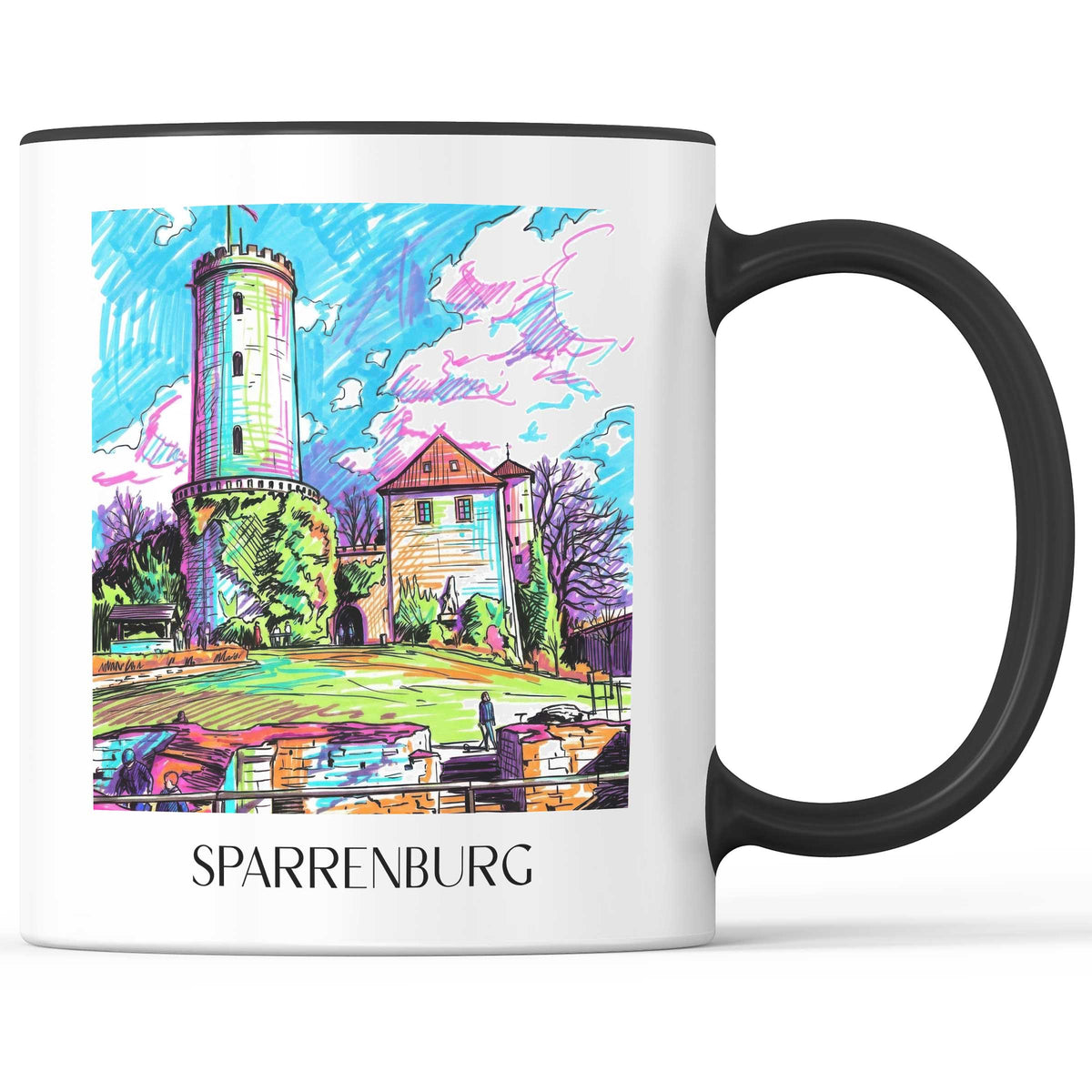 sparrenburg-bielefeld-deutschland-kaffeebecher-graffiti