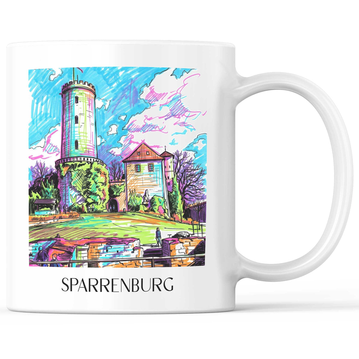 sparrenburg-bielefeld-deutschland-kaffeebecher-graffiti