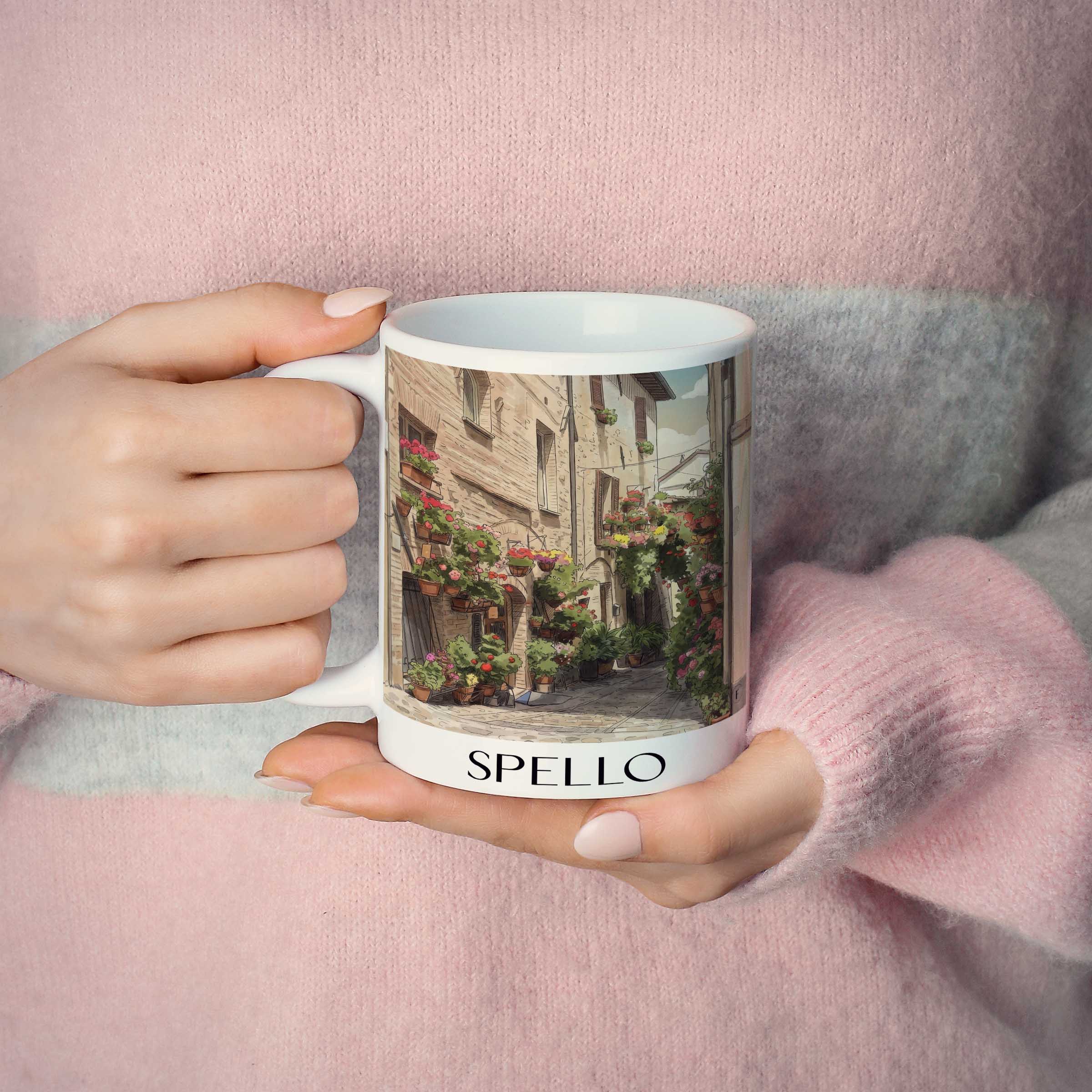 spello-umbrien-italien-kaffeebecher-aquarell