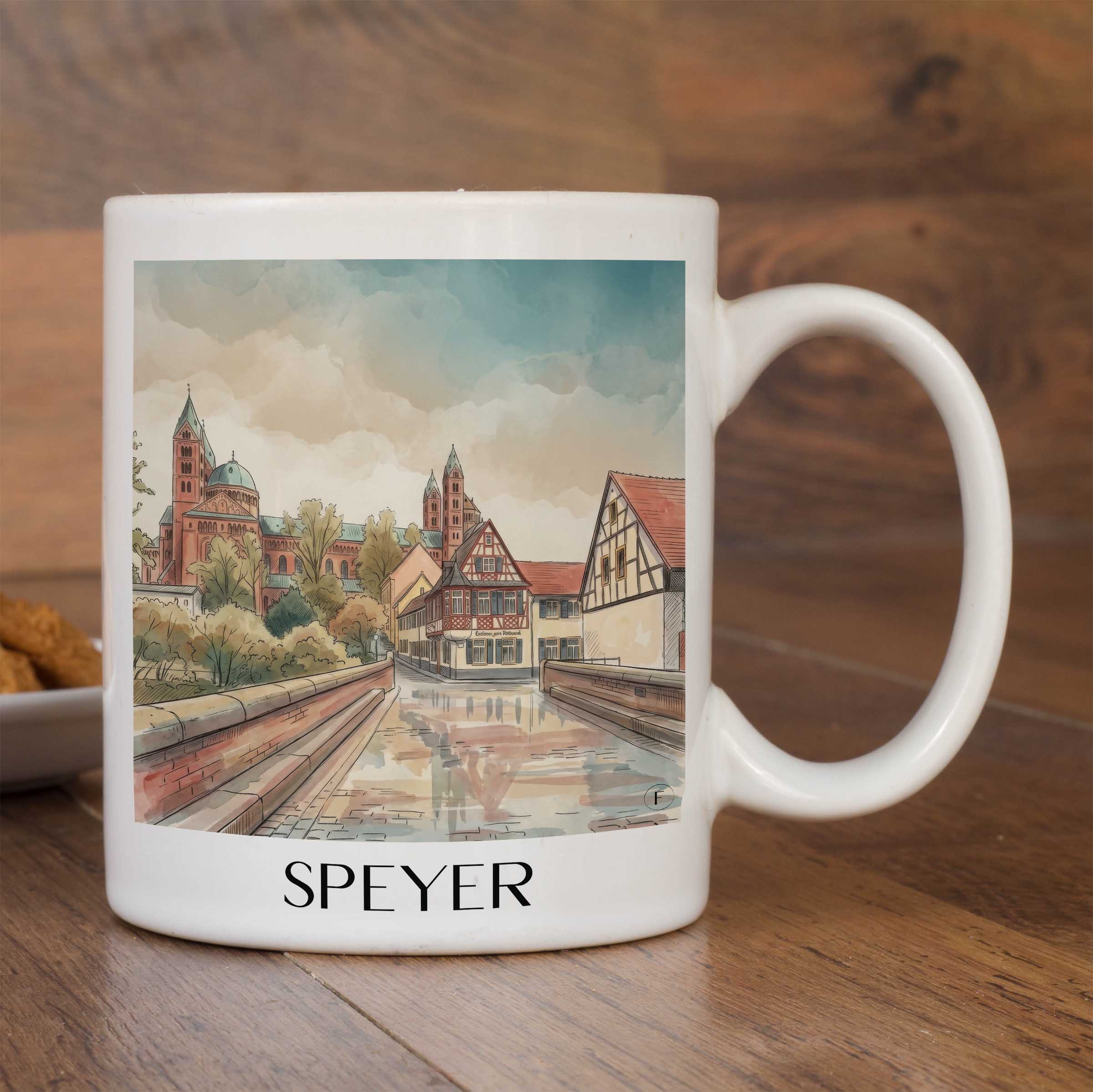 speyer-rheinland-pfalz-deutschland-kaffeebecher-aquarell