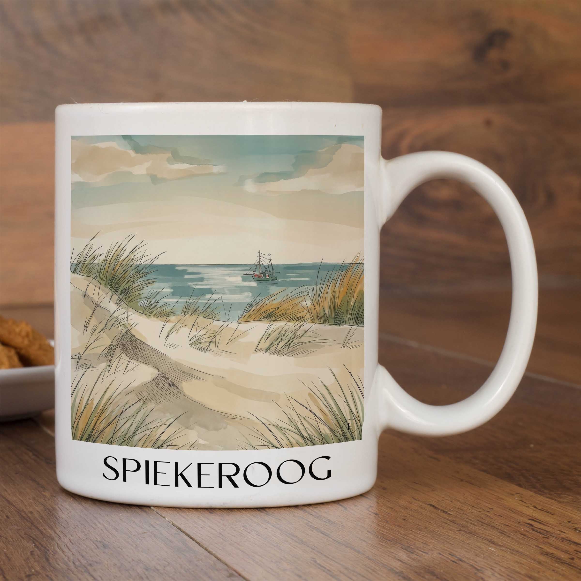 spiekeroog-ostfriesland-deutschland-kaffeebecher-aquarell