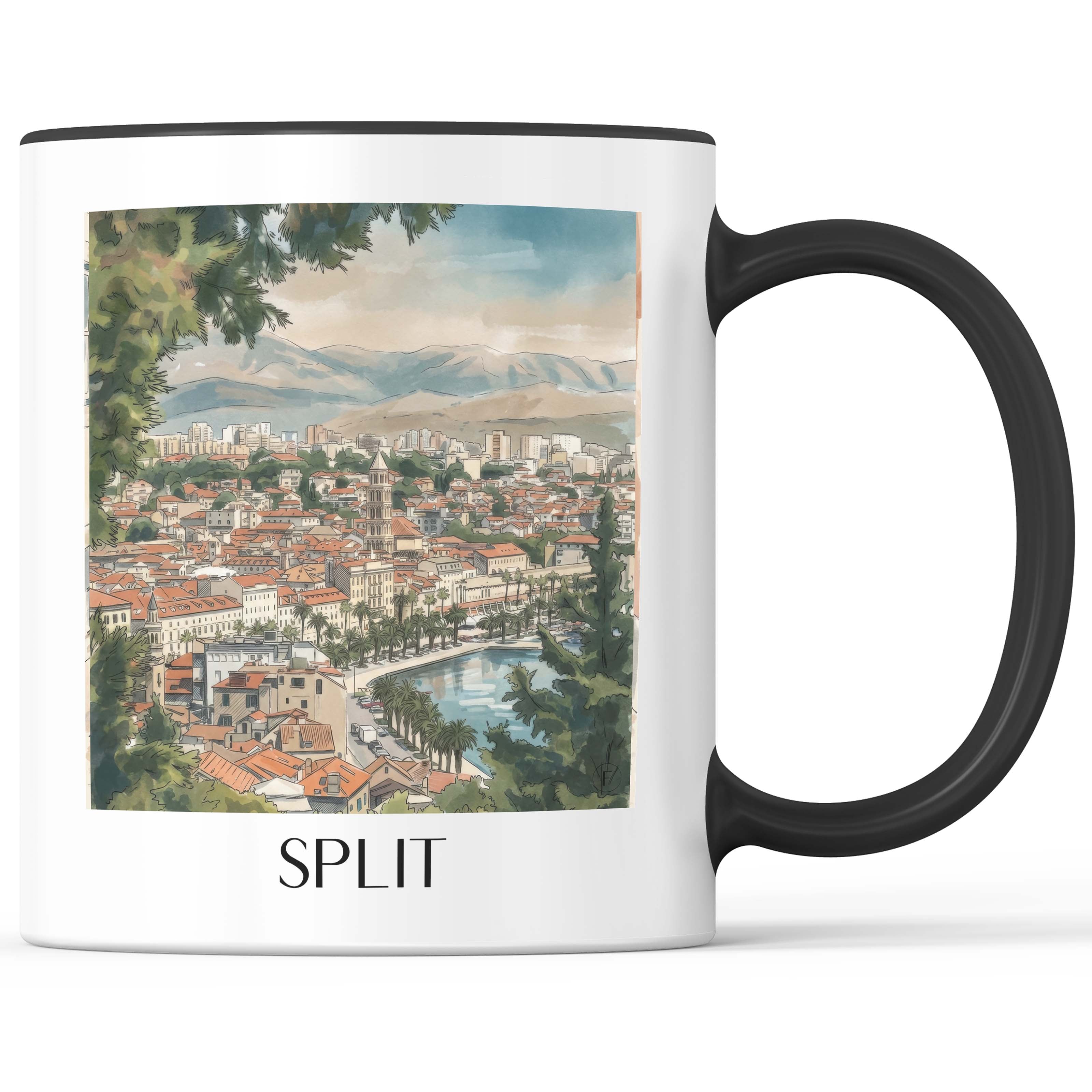 split-kroatien-kaffeebecher-aquarell