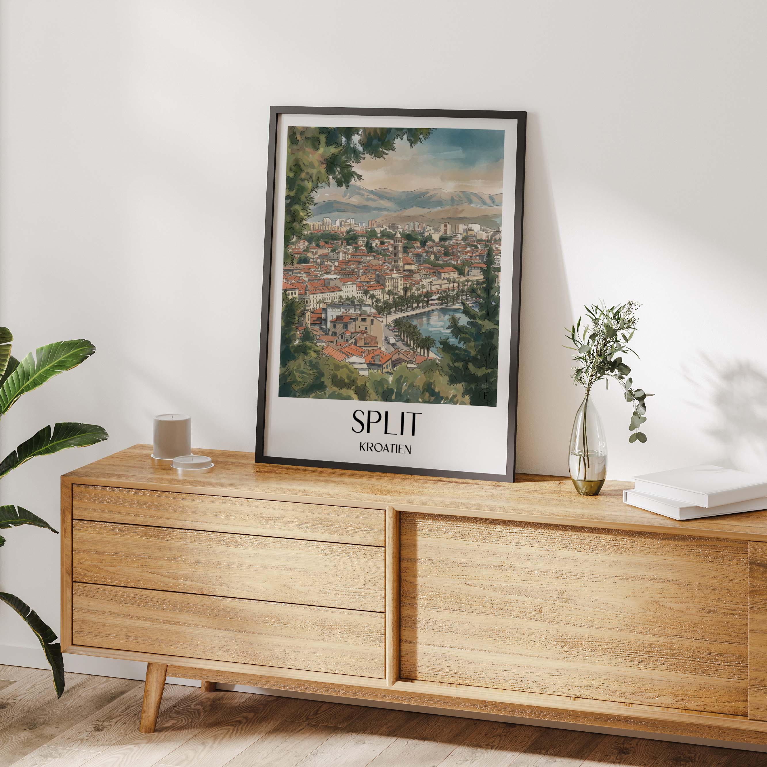 split-kroatien-poster-aquarell