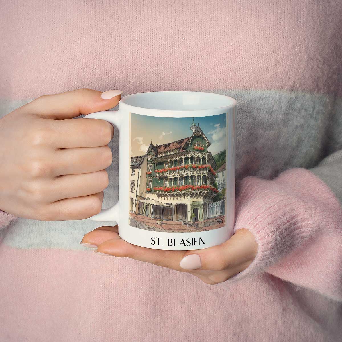 st.-blasien-schwarzwald-deutschland-kaffeebecher-aquarell