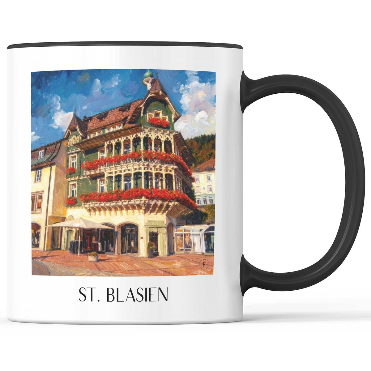 st.-blasien-schwarzwald-deutschland-kaffeebecher-oil-painting-oelgemaelde