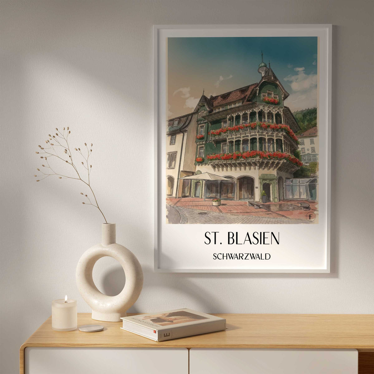 st.-blasien-schwarzwald-deutschland-poster-aquarell