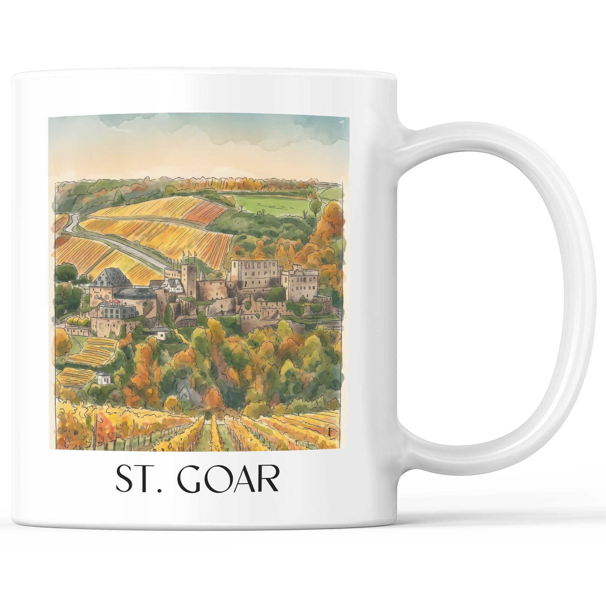 st.-goar-oberes-mittelrheintal-deutschland-kaffeebecher-aquarell
