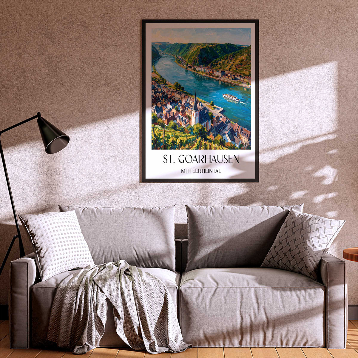 st.-goarhausen-mittelrheintal-deutschland-poster-oil-painting-oelgemaelde