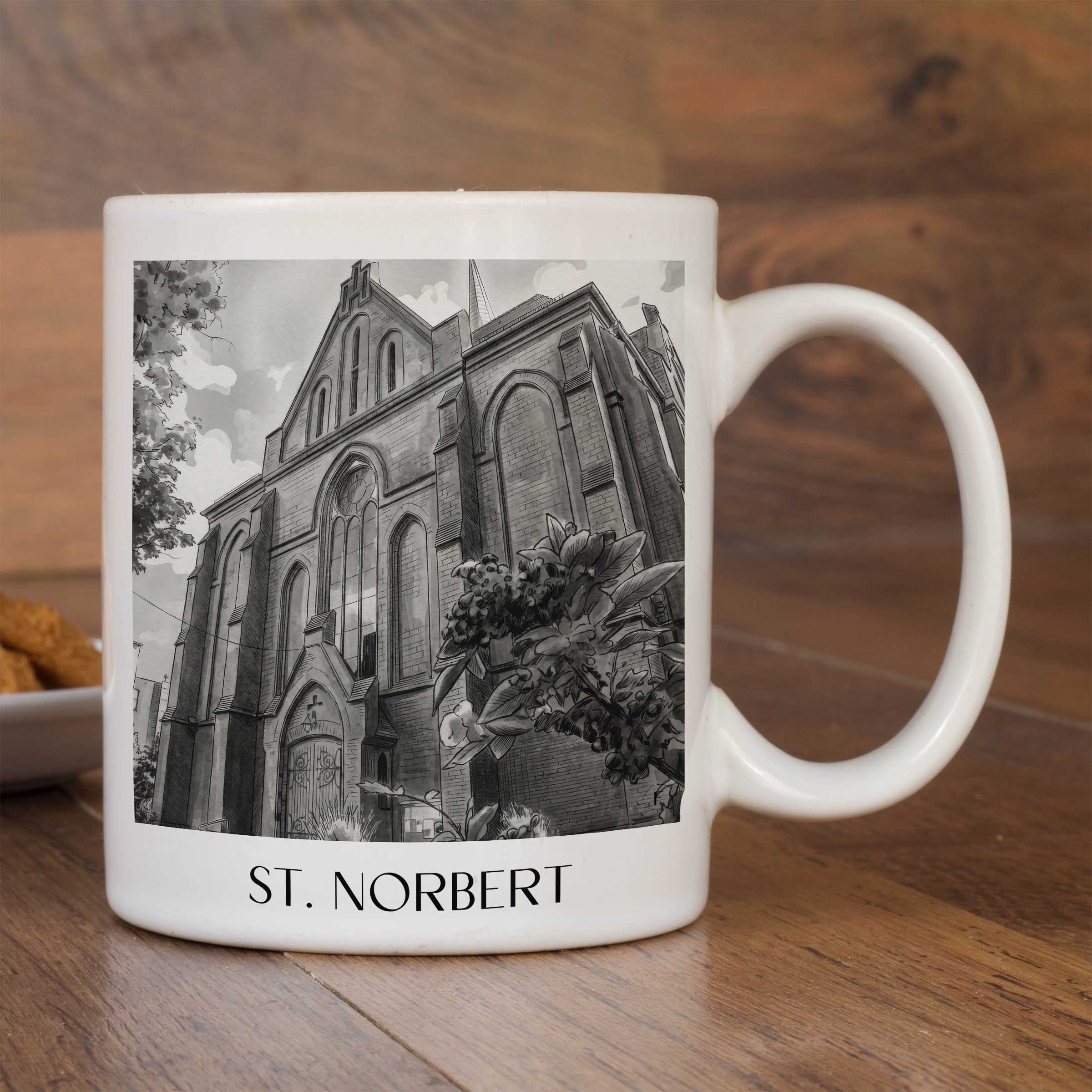 st.-norbert-magdeburg-deutschland-kaffeebecher-aquarell-schwarz-weiss