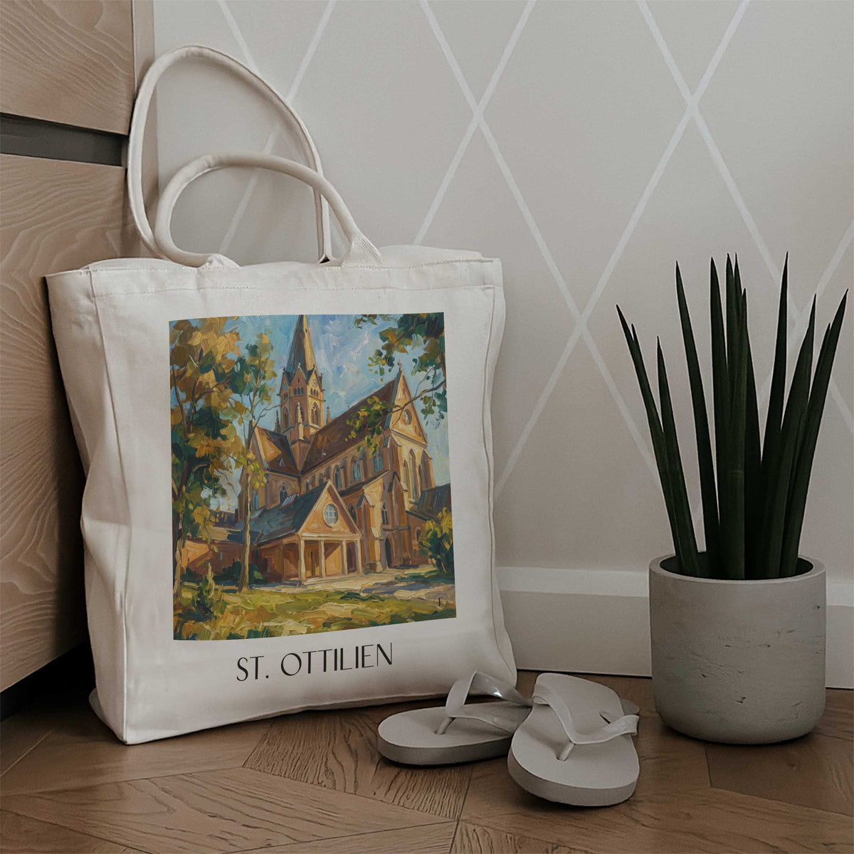 st.-ottilien-bayern-deutschland-einkaufstasche-oil-painting-oelgemaelde