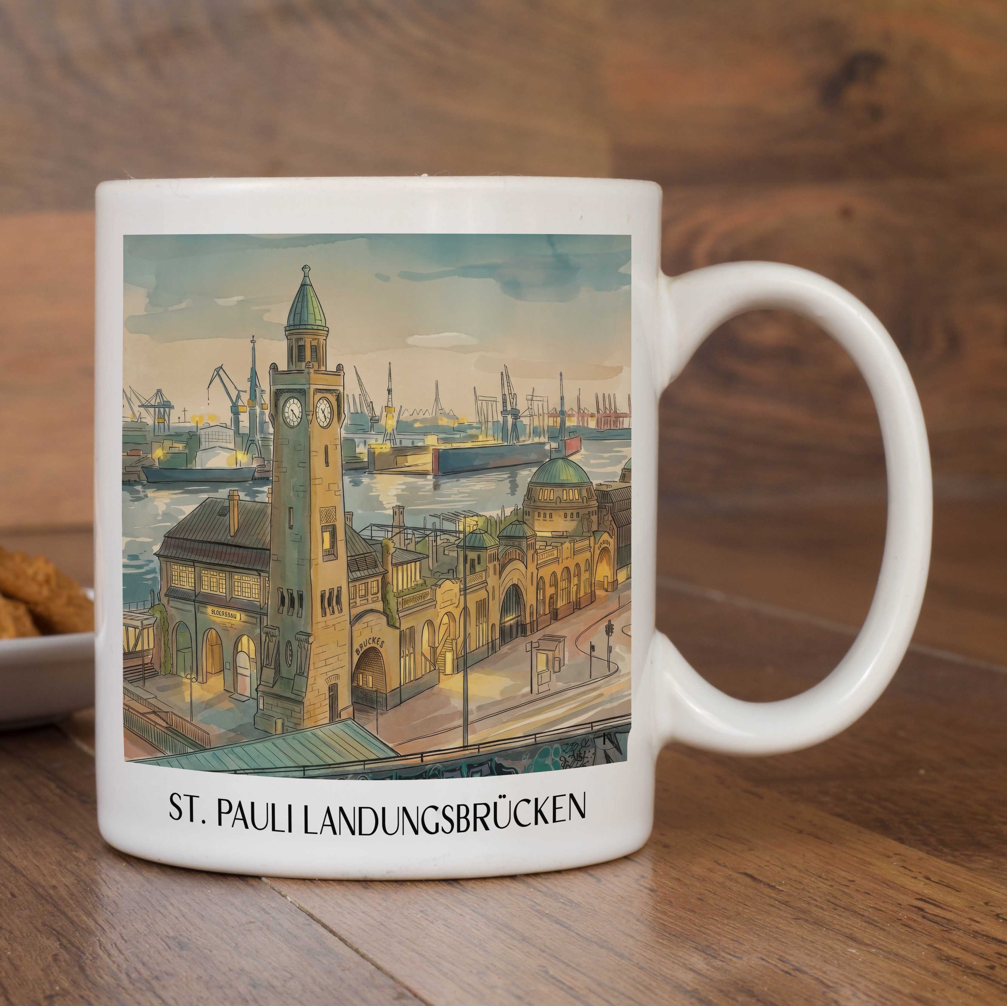 st.-pauli-landungsbrücken-hamburg-deutschland-kaffeebecher-aquarell