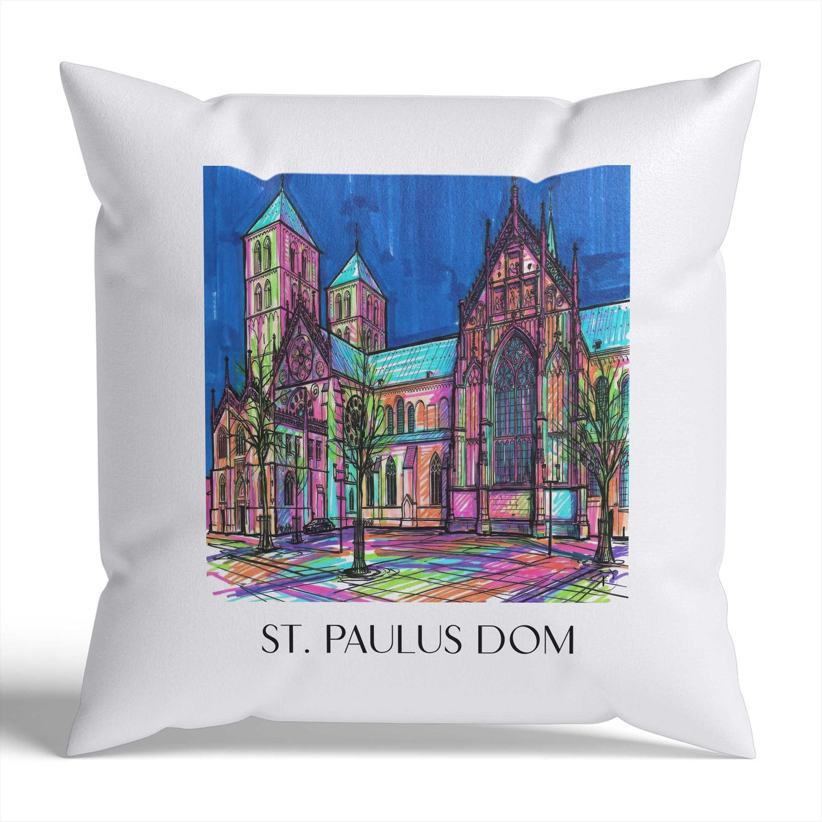 st.-paulus-dom-münster-deutschland-kissenbezug-graffiti