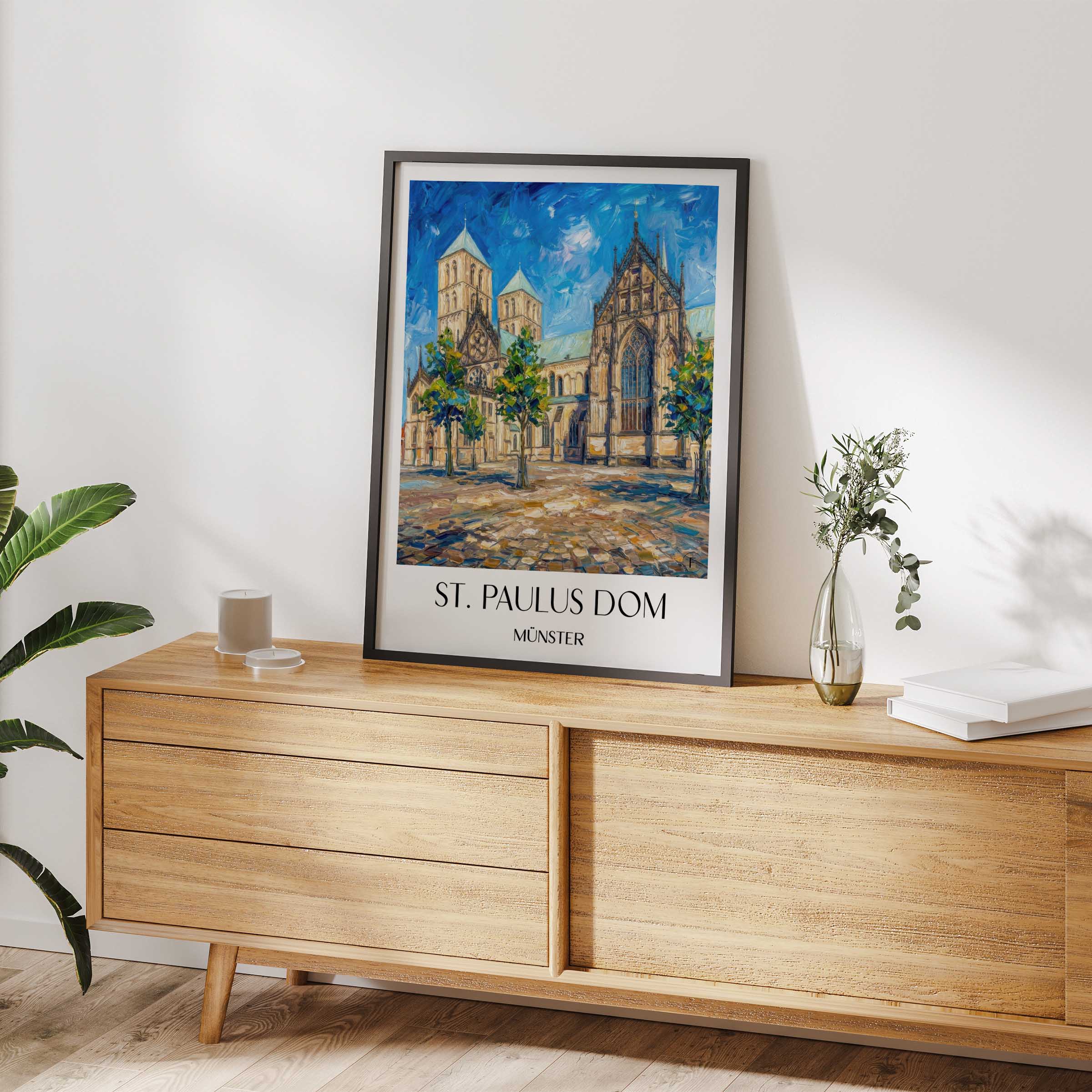 st.-paulus-dom-münster-deutschland-poster-oil-painting-oelgemaelde