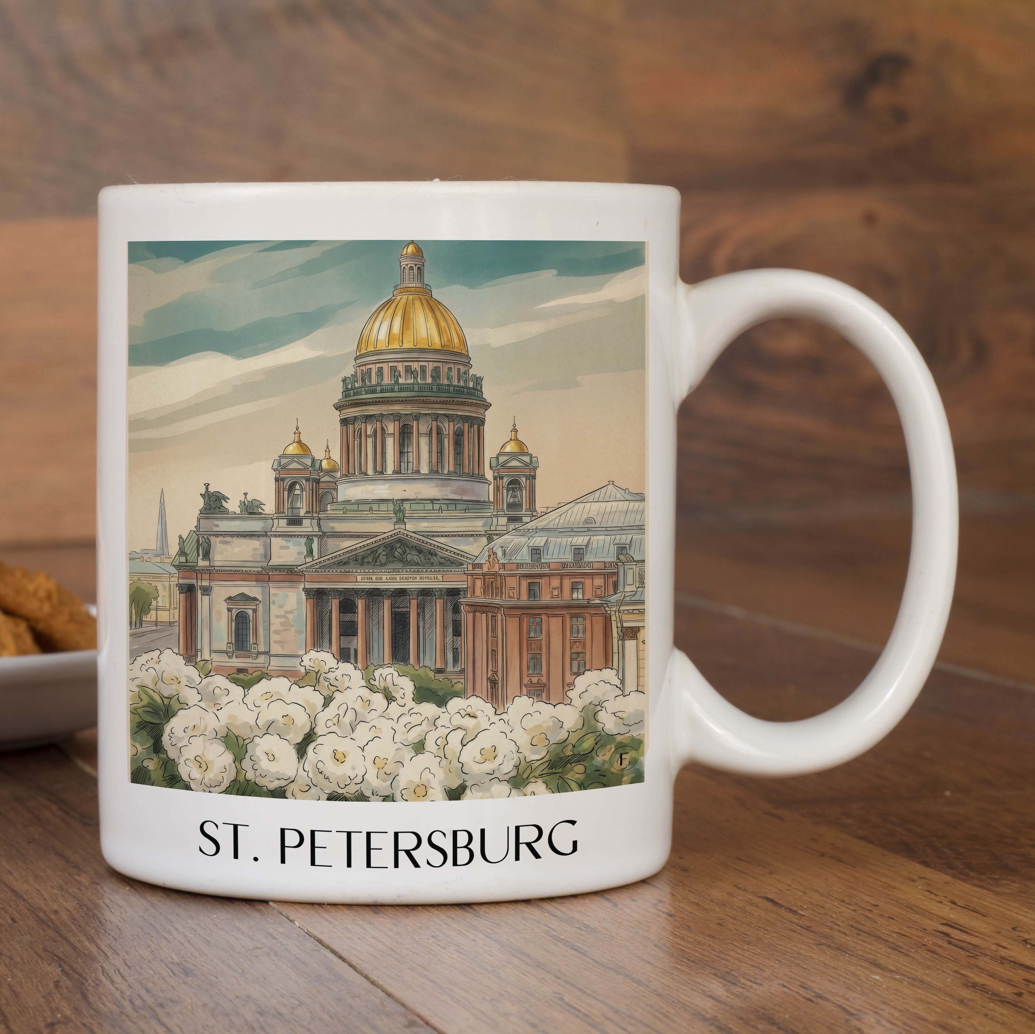 st.-petersburg-russland-kaffeebecher-aquarell