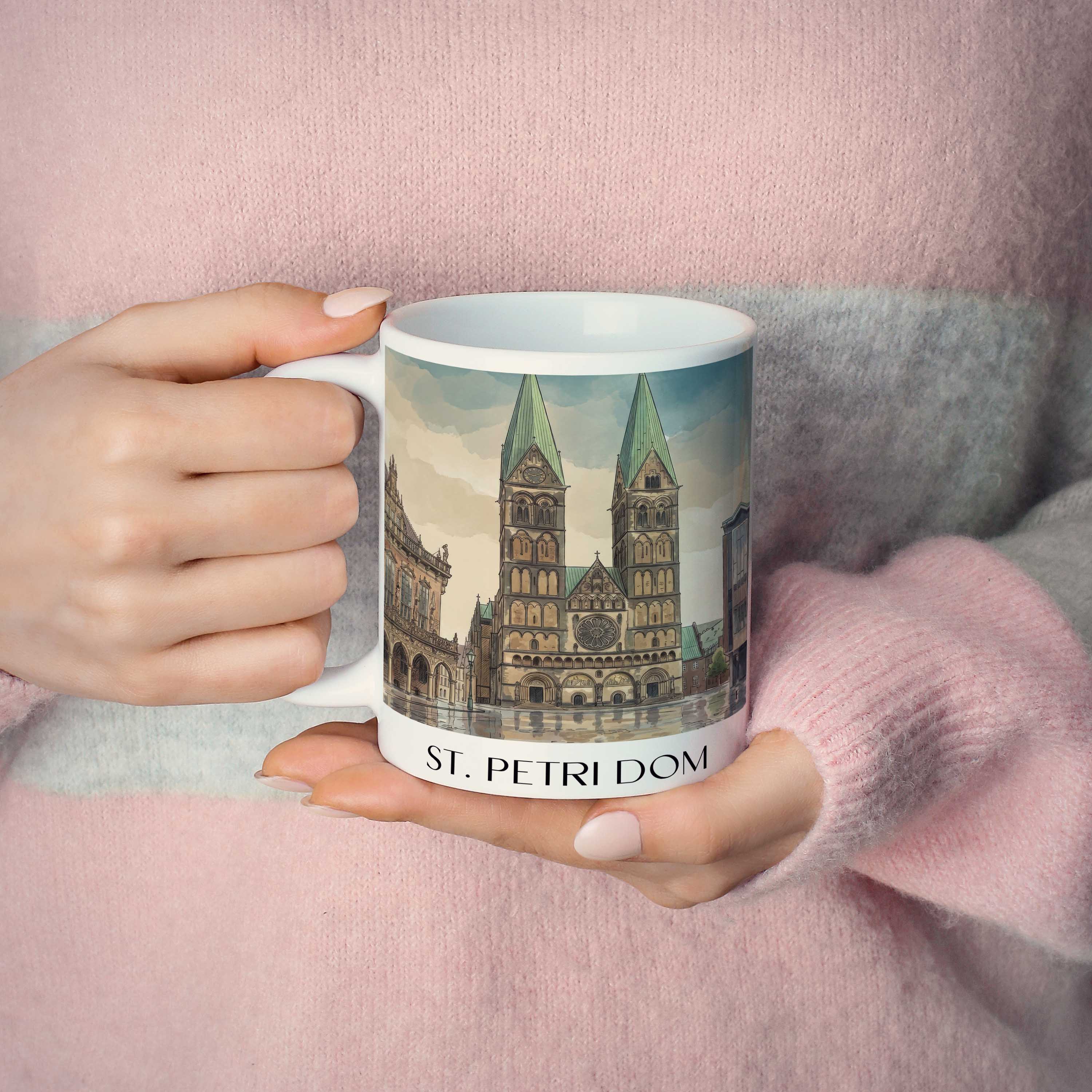 st.-petri-dom-bremen-deutschland-kaffeebecher-aquarell