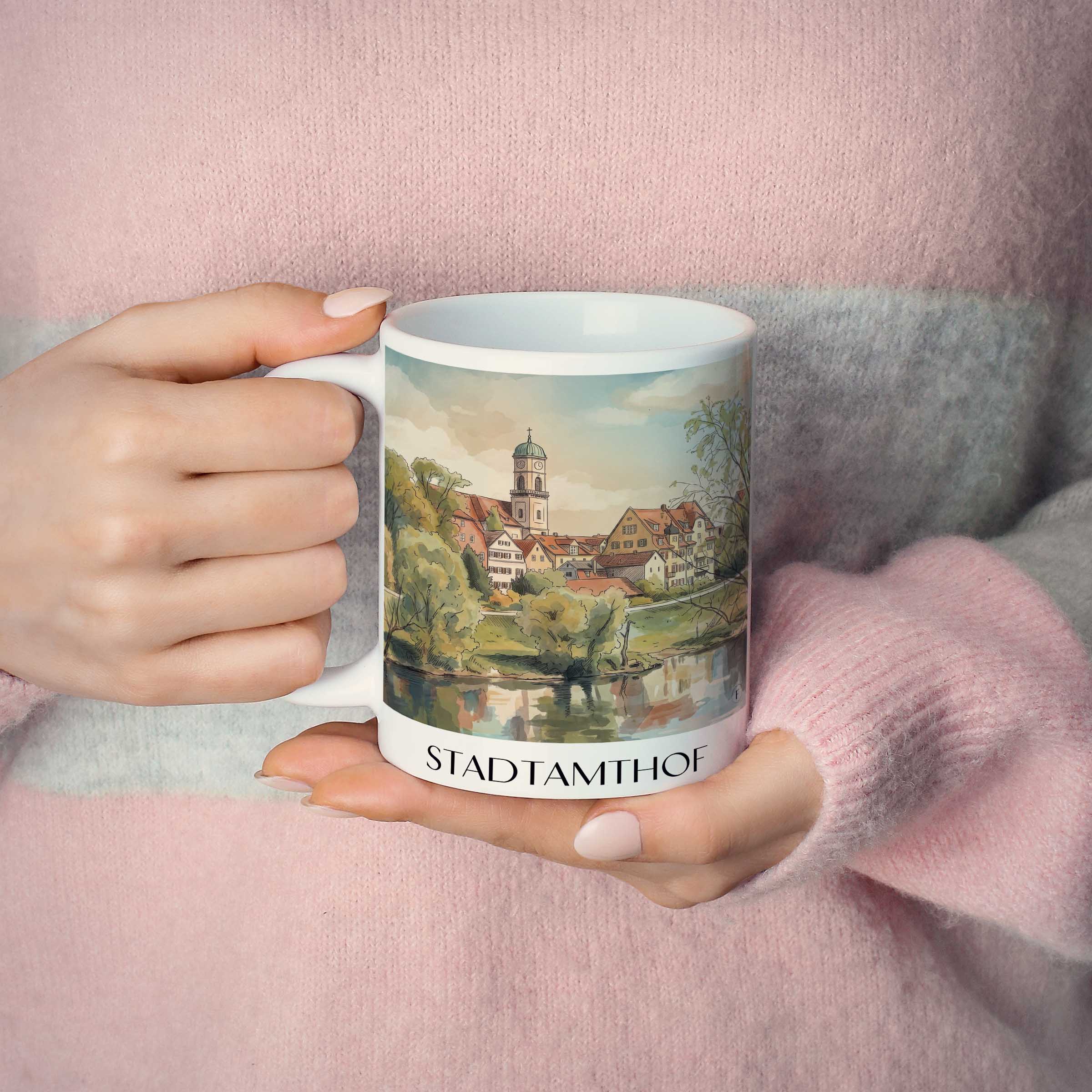 stadtamthof-regensburg-deutschland-kaffeebecher-aquarell