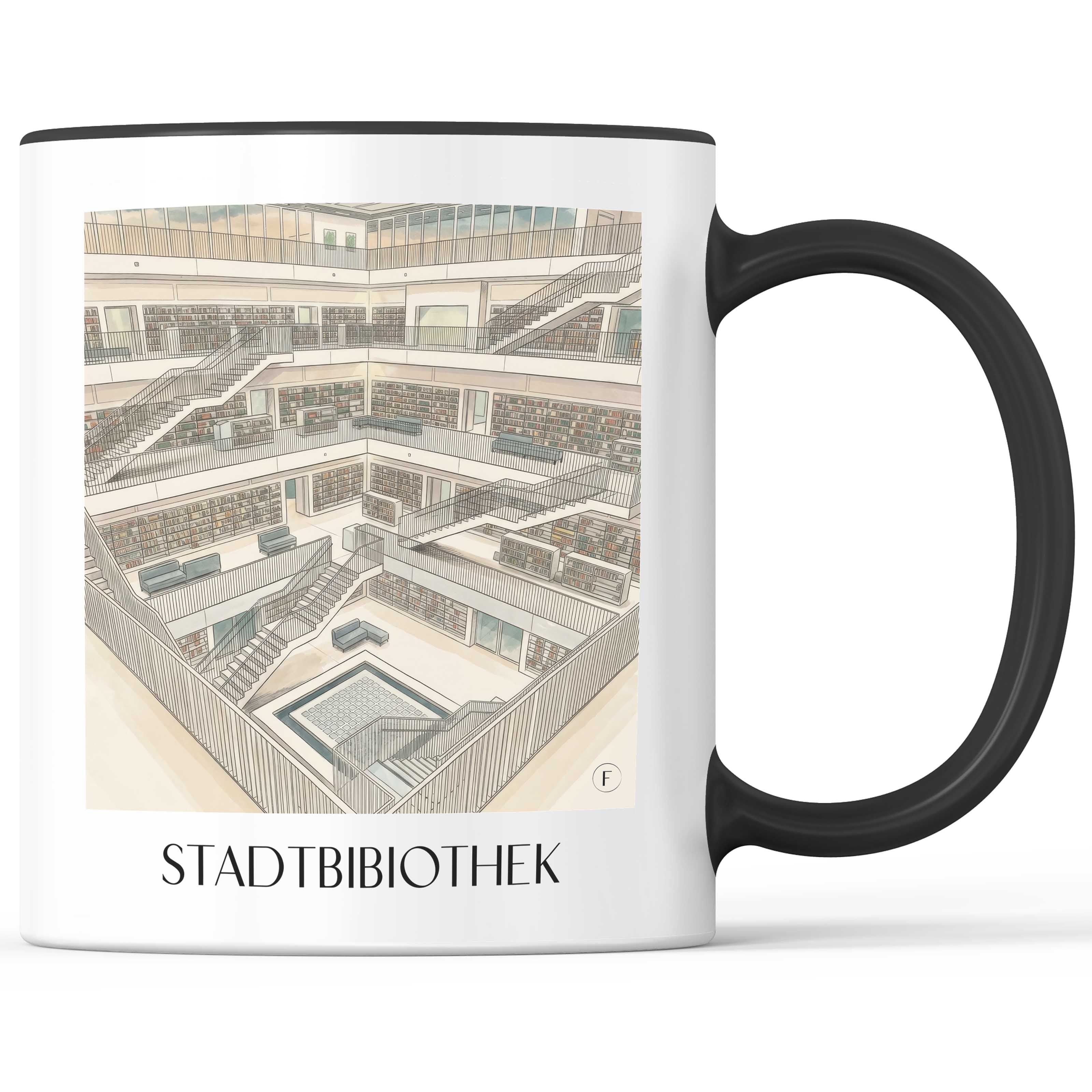 stadtbibiothek-stuttgart-deutschland-kaffeebecher-aquarell
