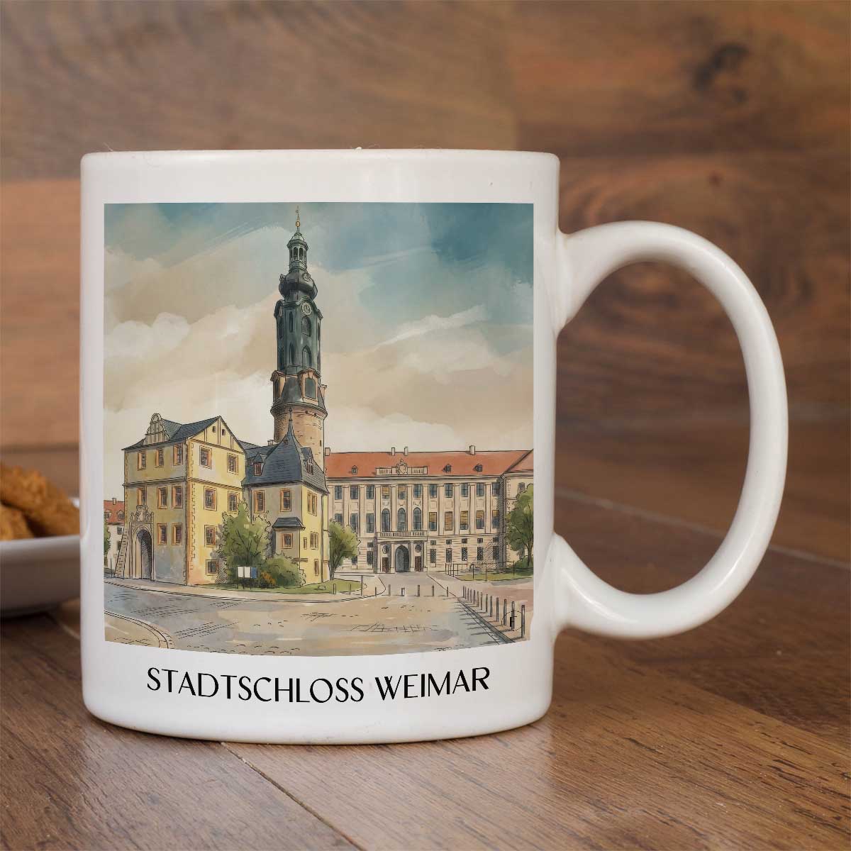 stadtschloss-weimar-deutschland-kaffeebecher-aquarell