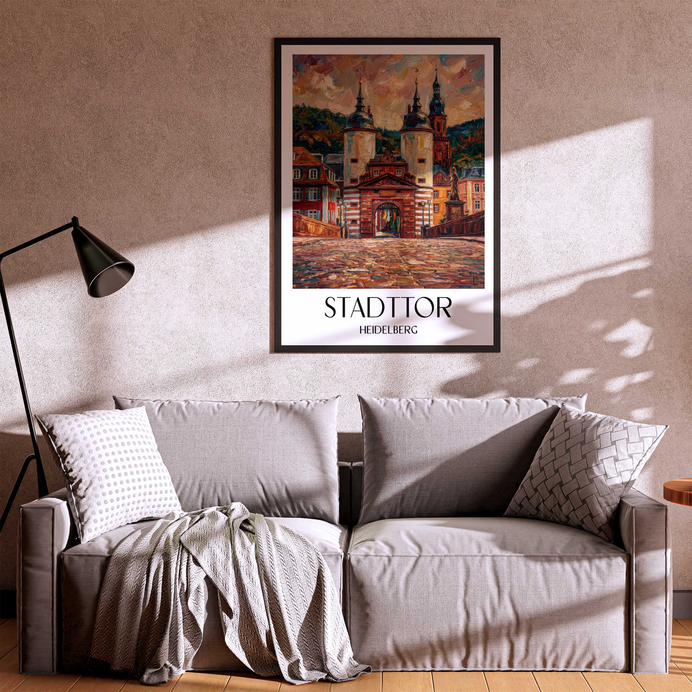 stadttor-heidelberg-deutschland-poster-oil-painting-oelgemaelde