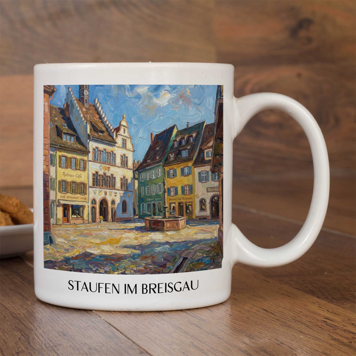 staufen-im-breisgau-schwarzwald-deutschland-kaffeebecher-oil-painting-oelgemaelde