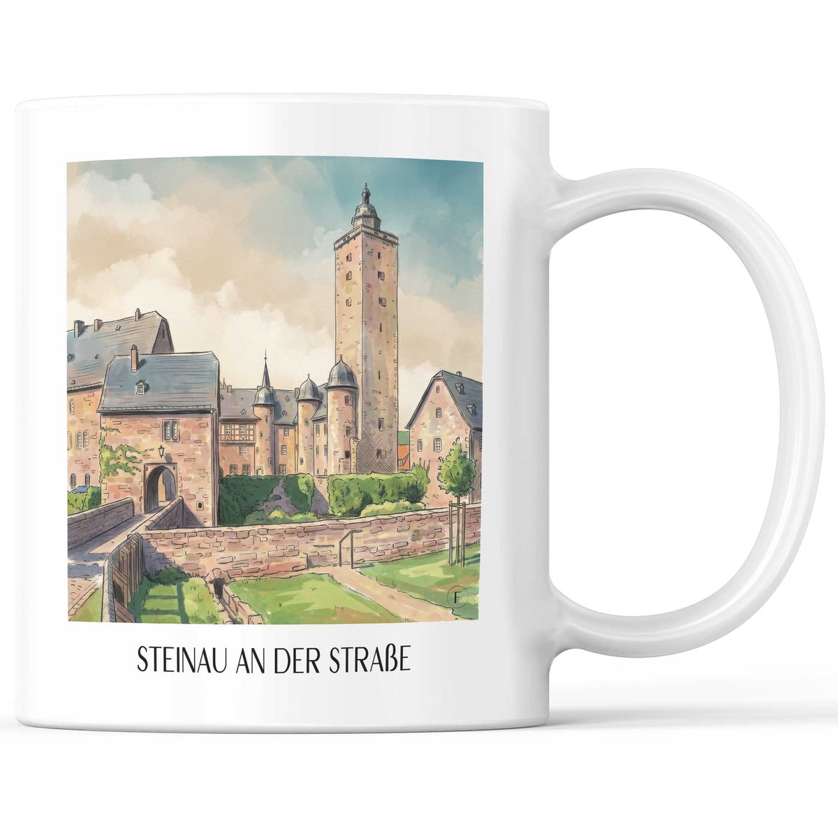 steinau-an-der-straße-spessart-deutschland-kaffeebecher-aquarell
