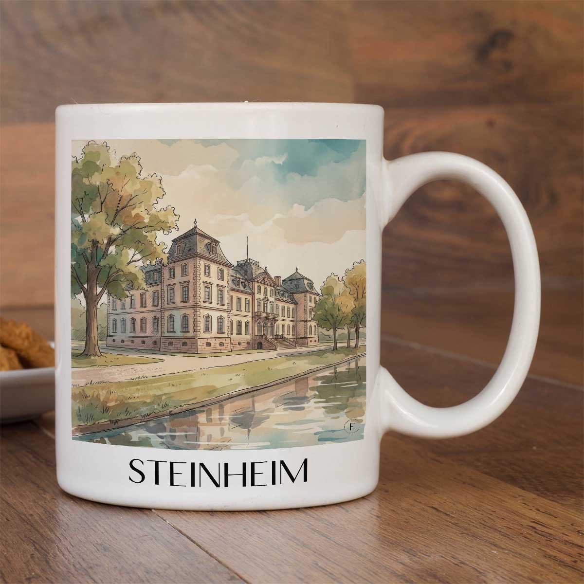 steinheim-hanau-deutschland-kaffeebecher-aquarell