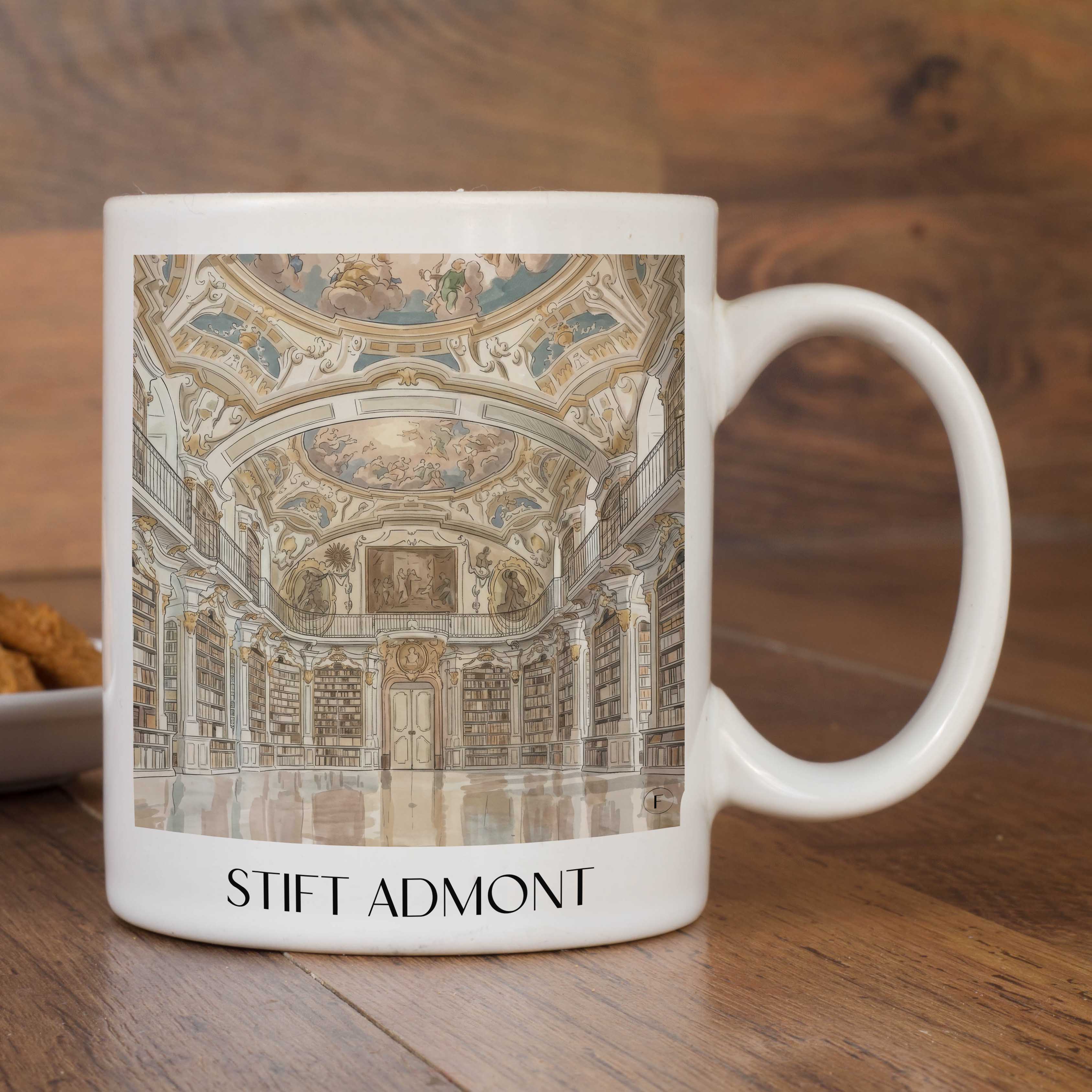 stift-admont-steiermark-österreich-kaffeebecher-aquarell