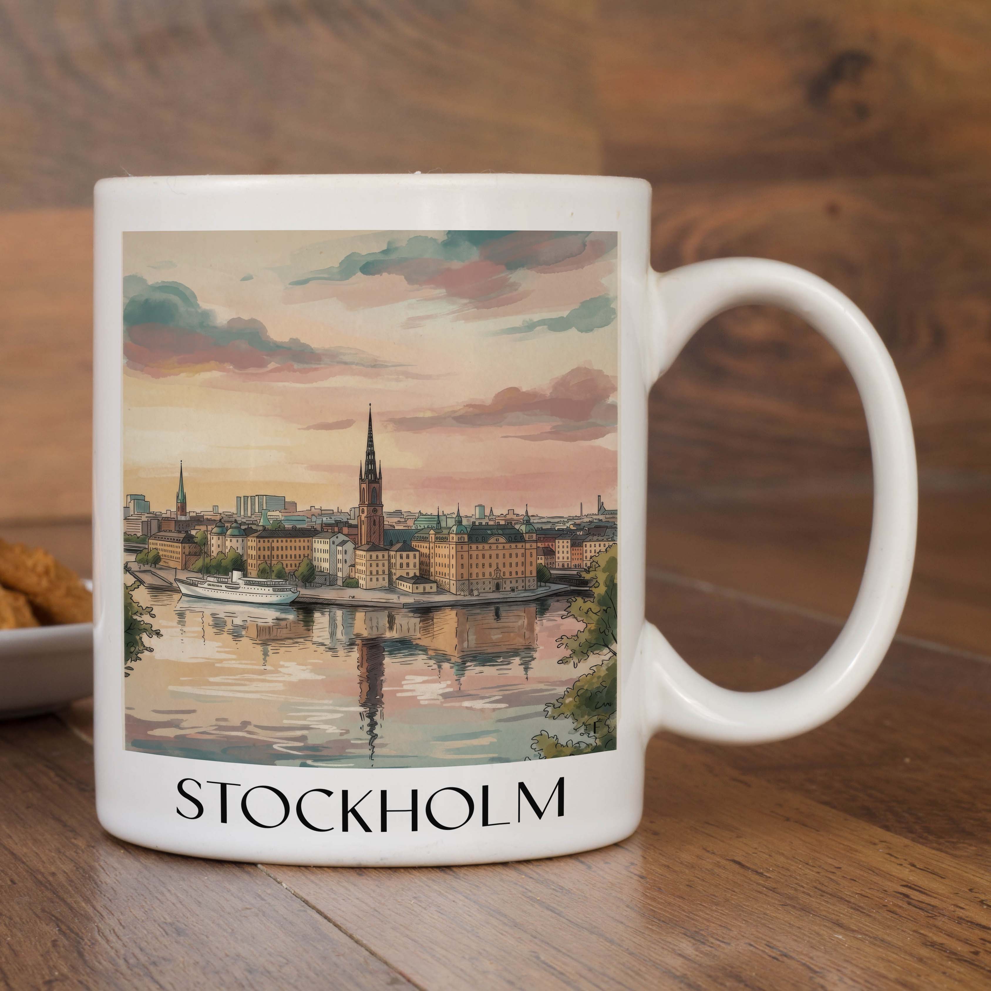 stockholm-schweden-kaffeebecher-aquarell